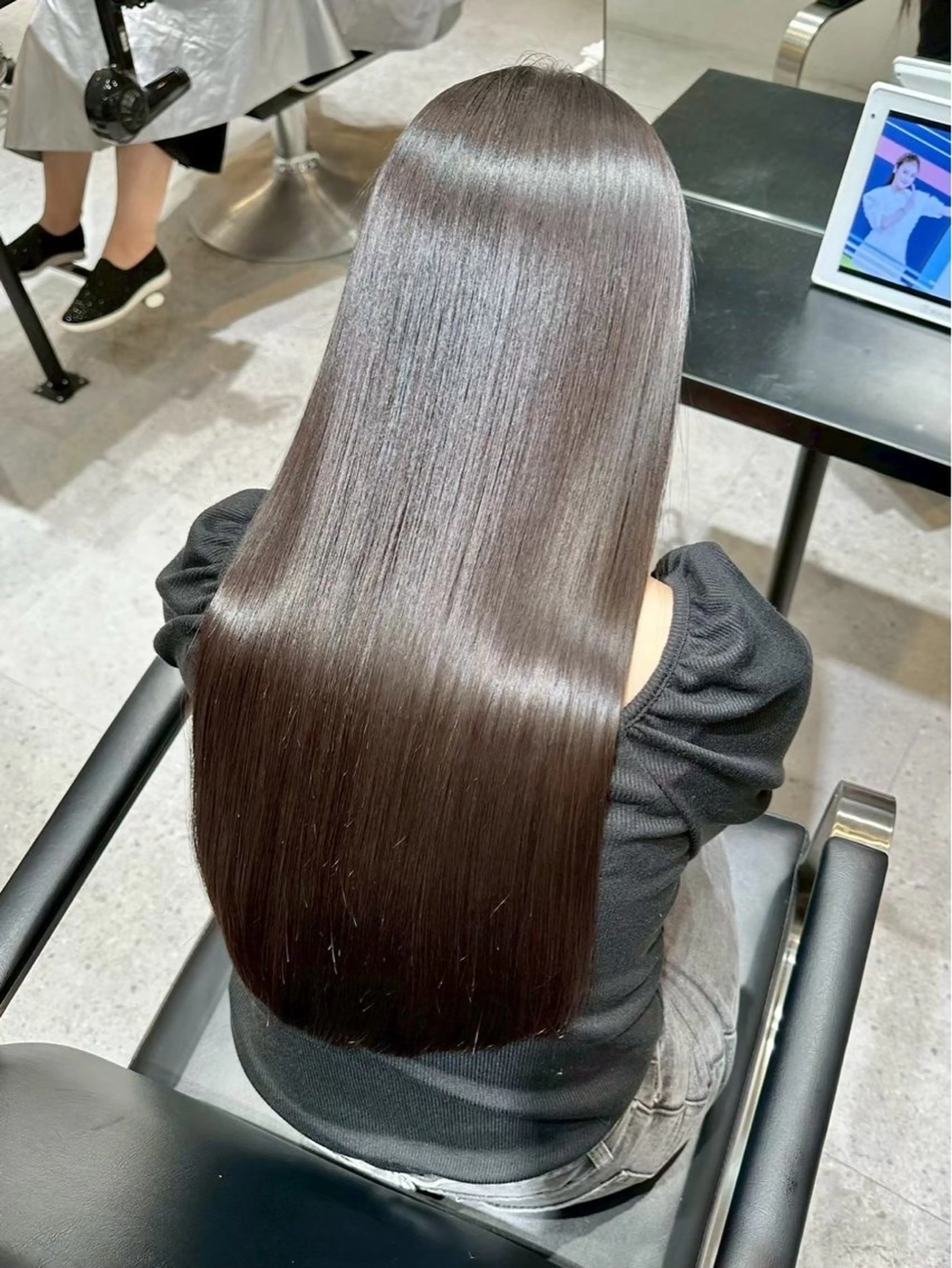 【SOYON式☆潤い】骨格補正カット+美髪縮毛矯正の写真