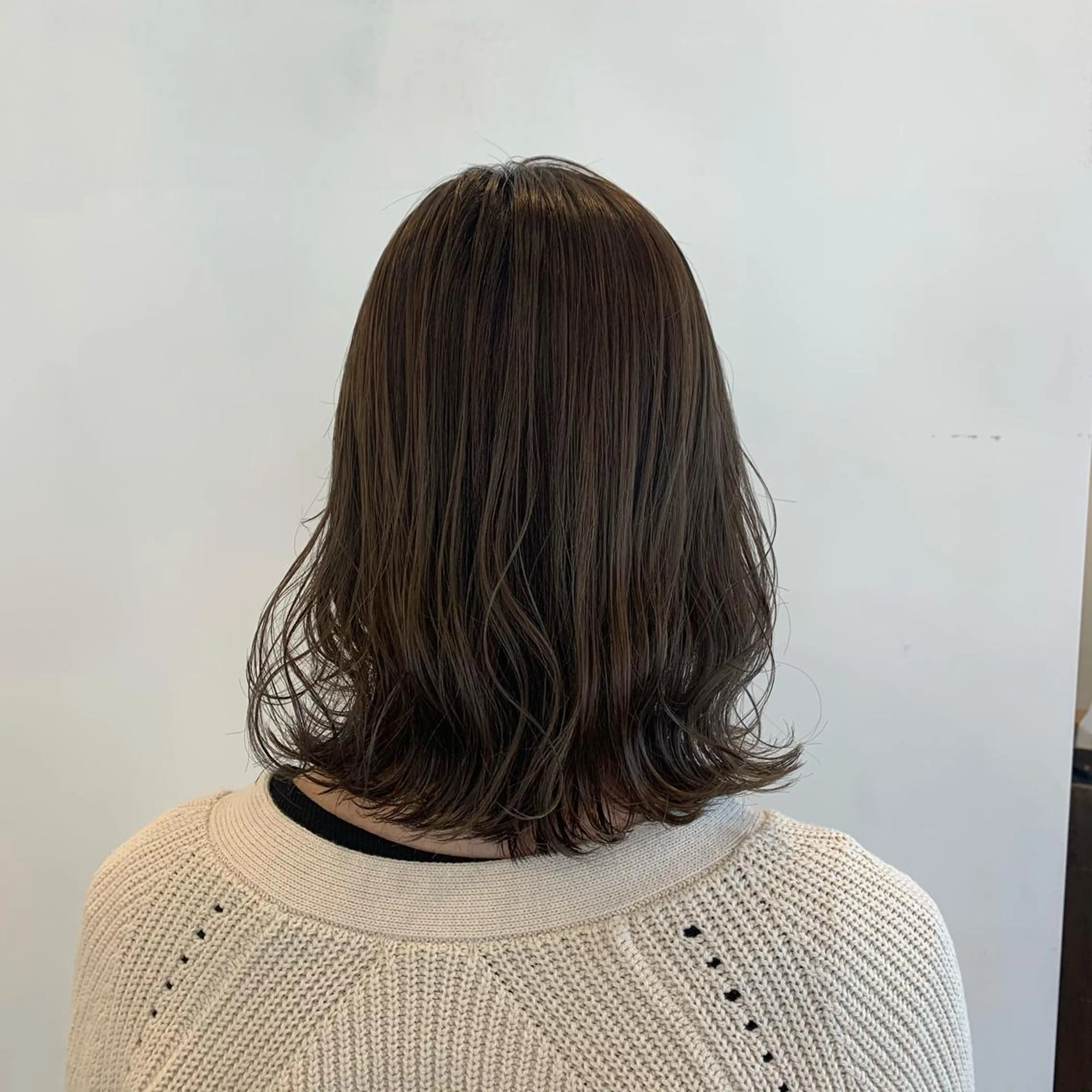 ミディアム カラー まろやかカラー🤎 みなとまほのヘアスタイル