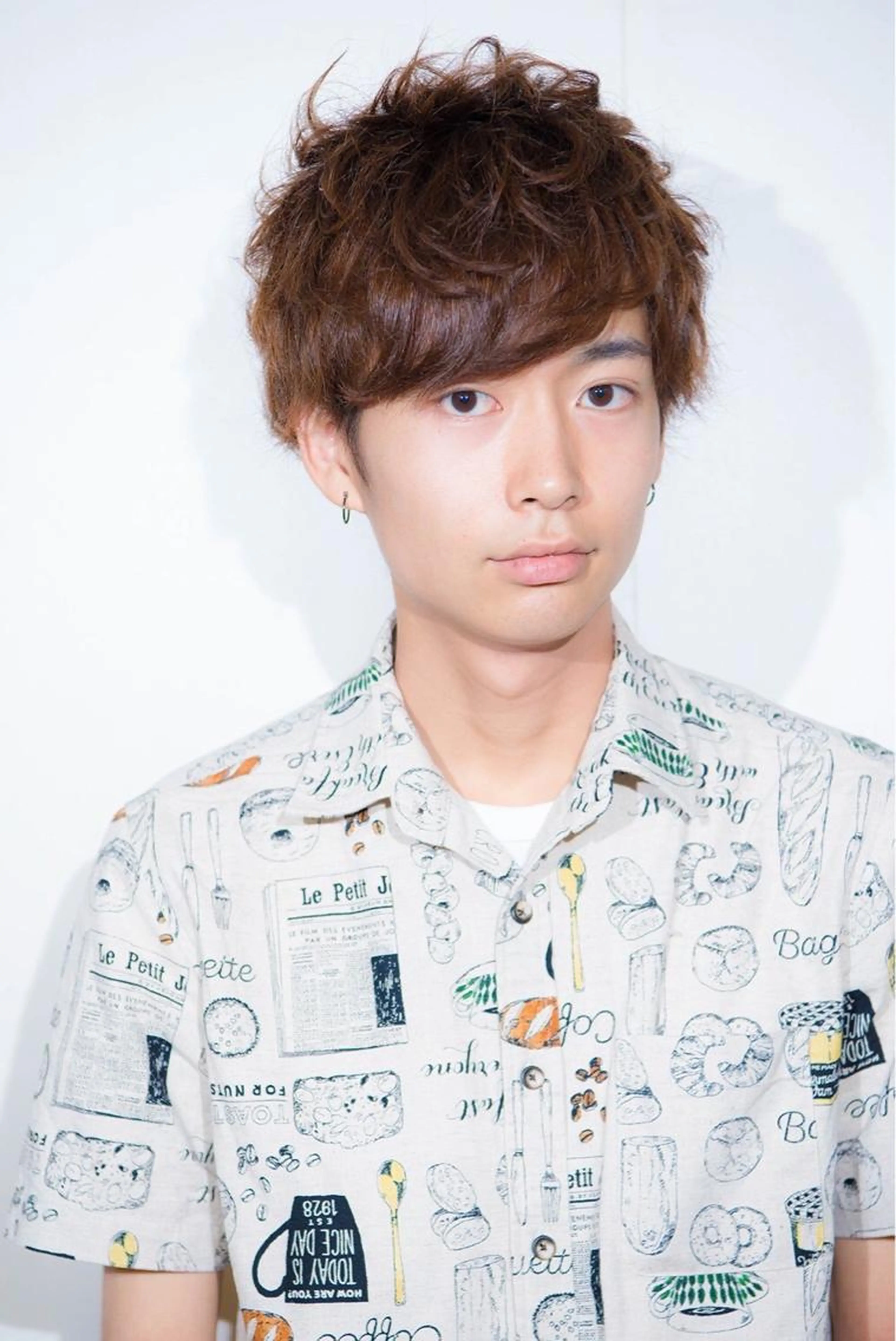 《🌱men'sメニュー🐳》カット＋ポイントパーマ🌟シャンプー付き⚡️の写真