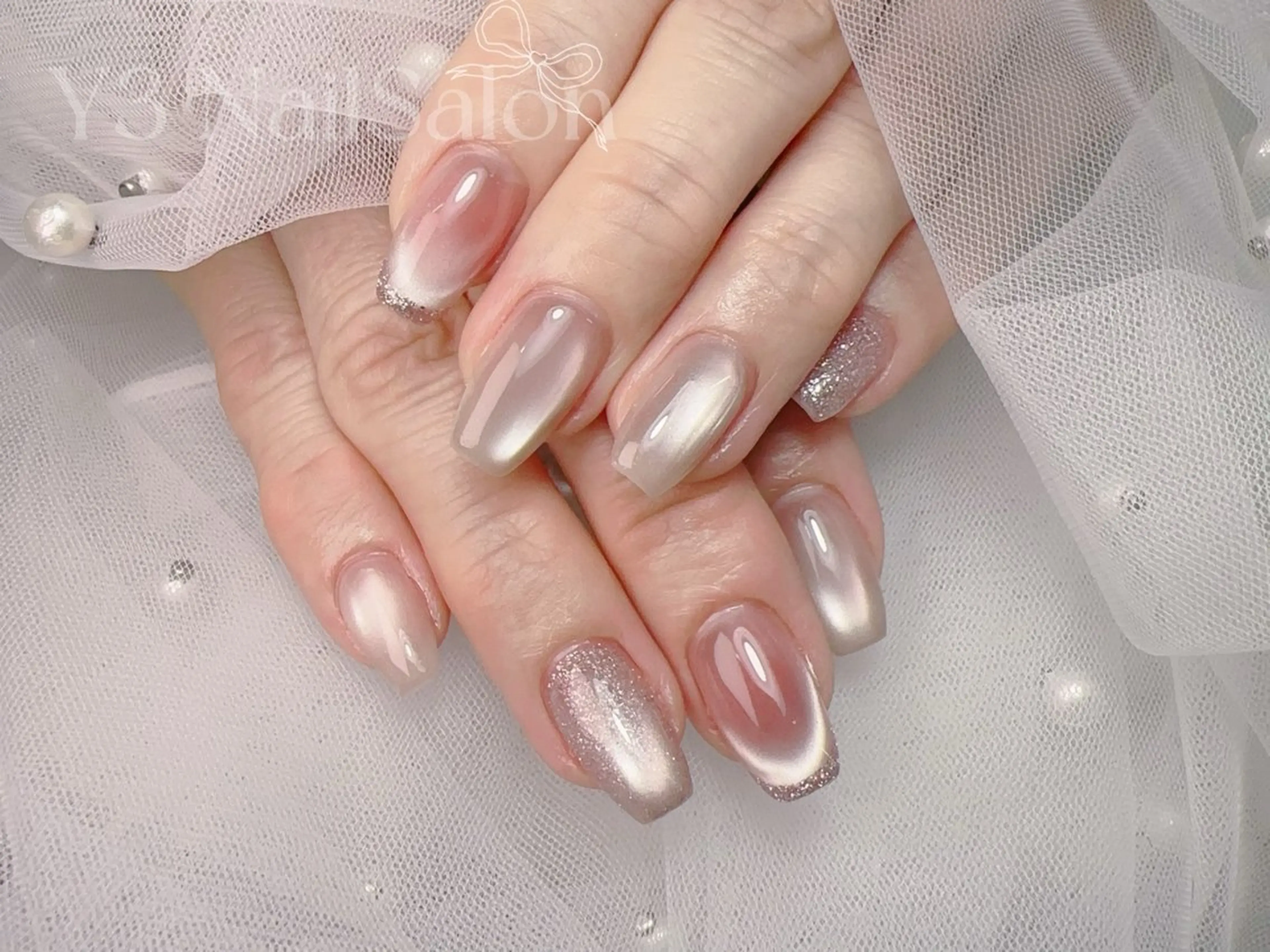 ネイル ガーリー ハンドネイル Y3 NailSalonのネイルデザイン