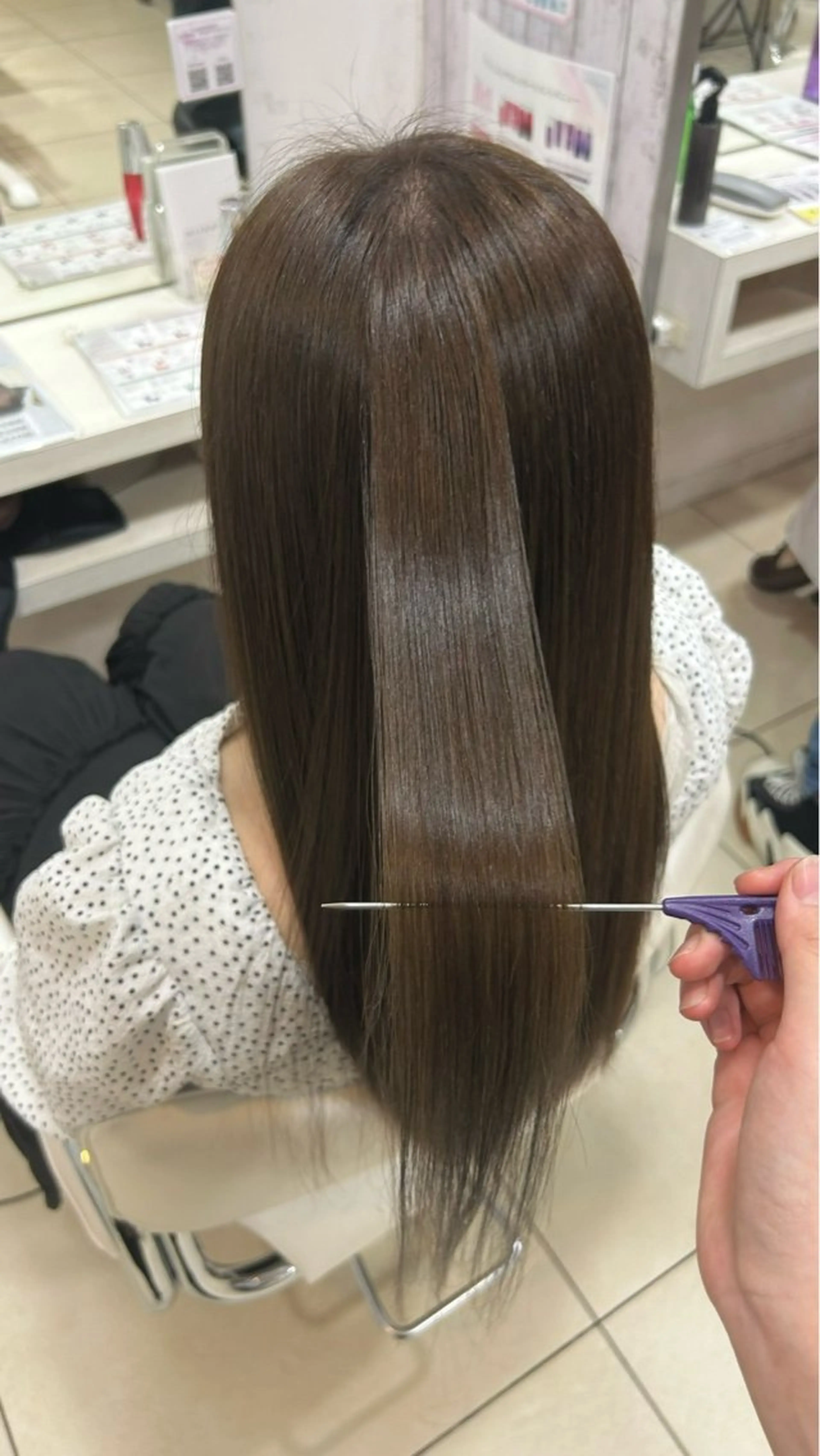 ロング トリートメント 艶カラー  髪質改善 🍓苺奈のヘアスタイル