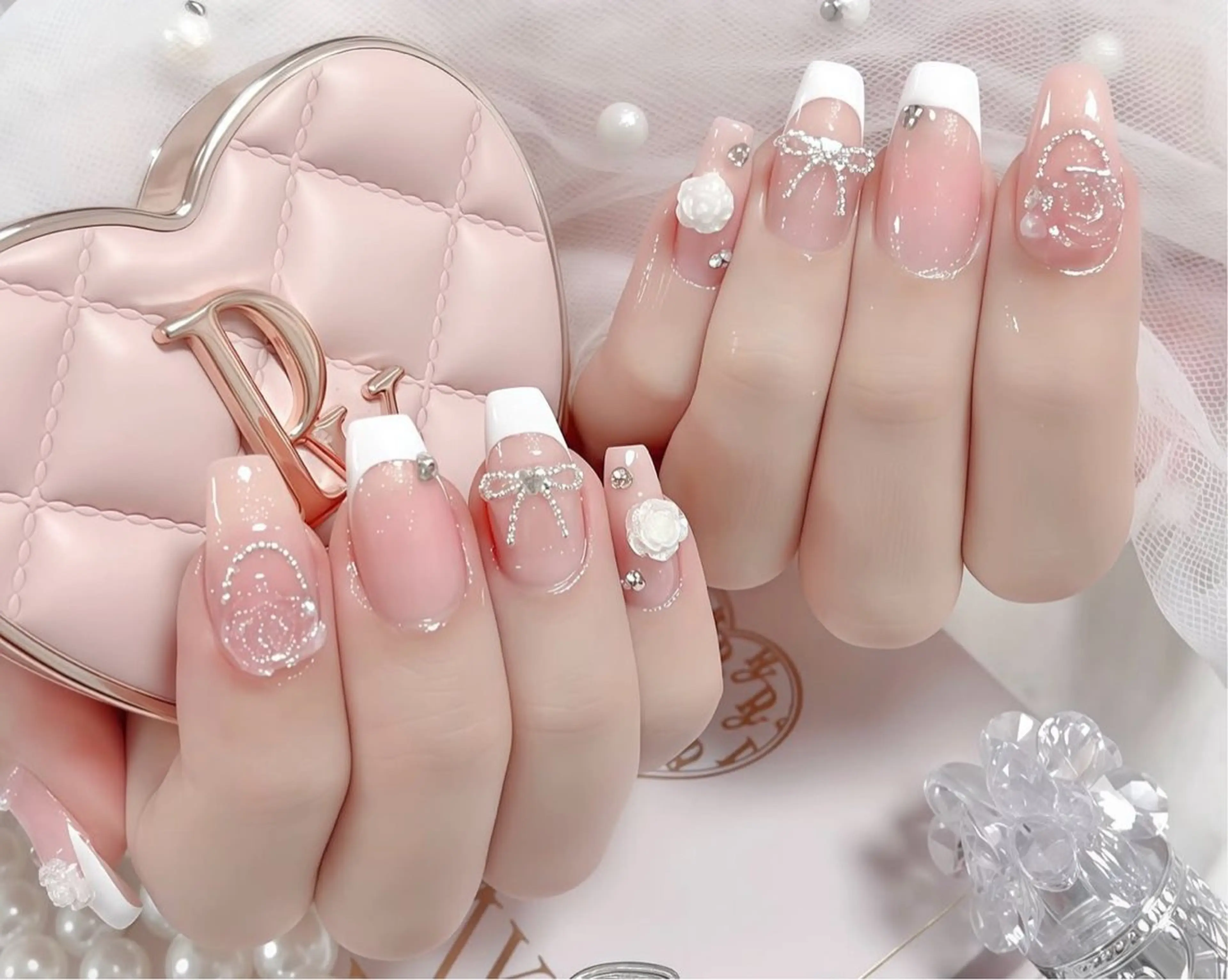 ネイル 韓国ネイル 持ち込み ニュアンスネイル ネイルチップ ハンドネイル TABI ANA.CHUOのネイルデザイン