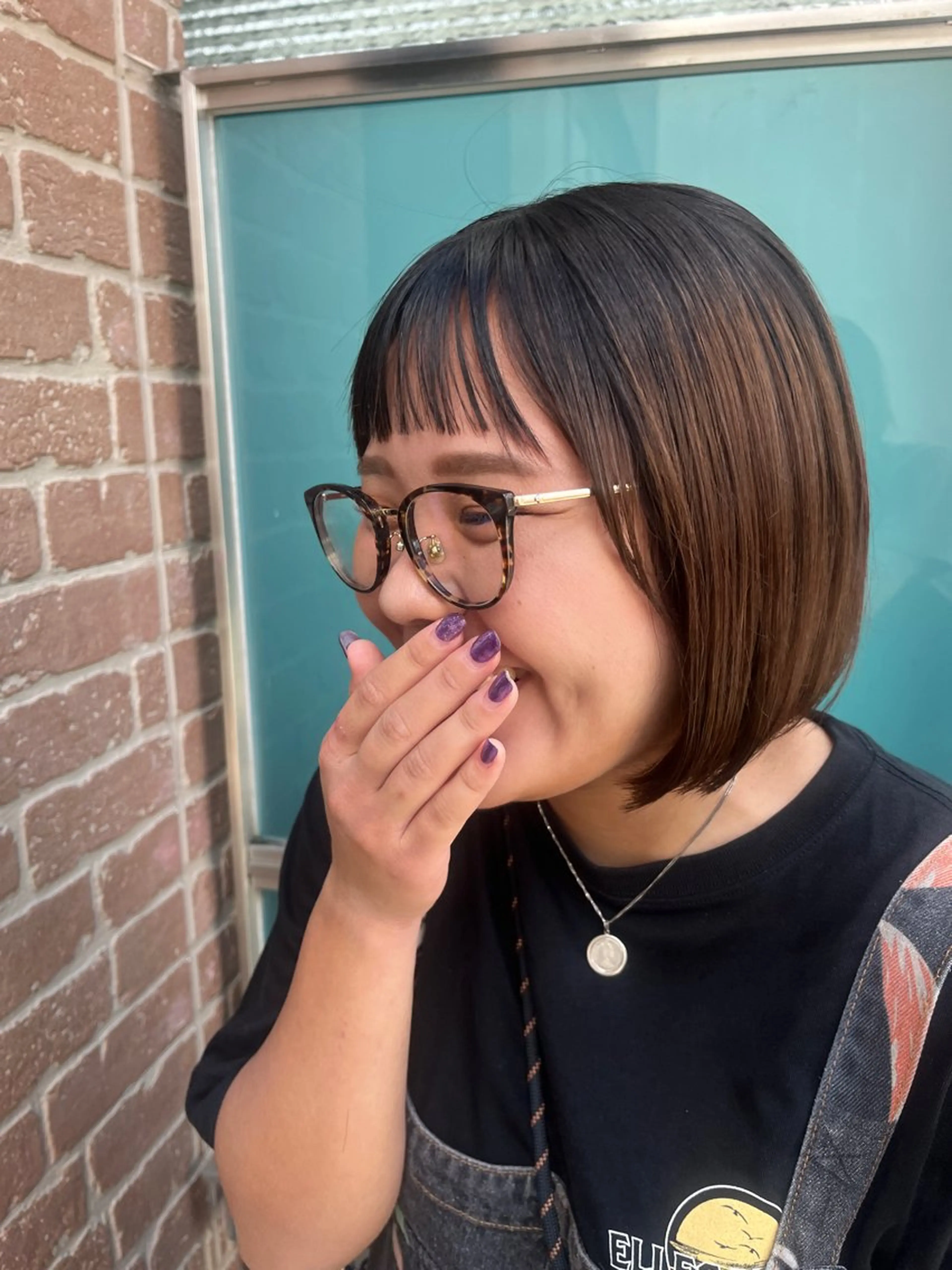 ミディアム ヘアアレンジ 久木原 ゆりのヘアスタイル