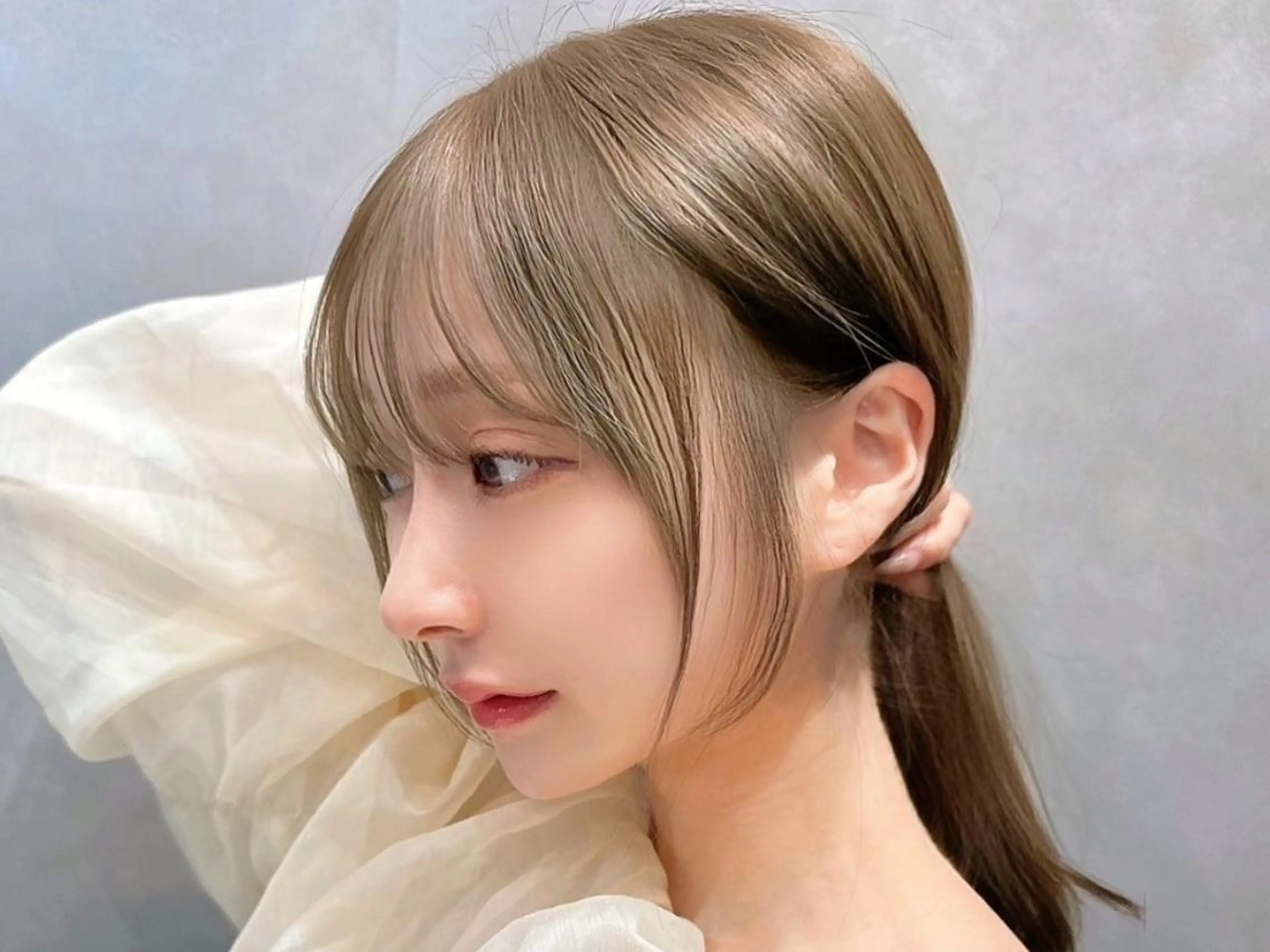 カット+ブリーチなしダブルカラー+1stepトリートメントの写真