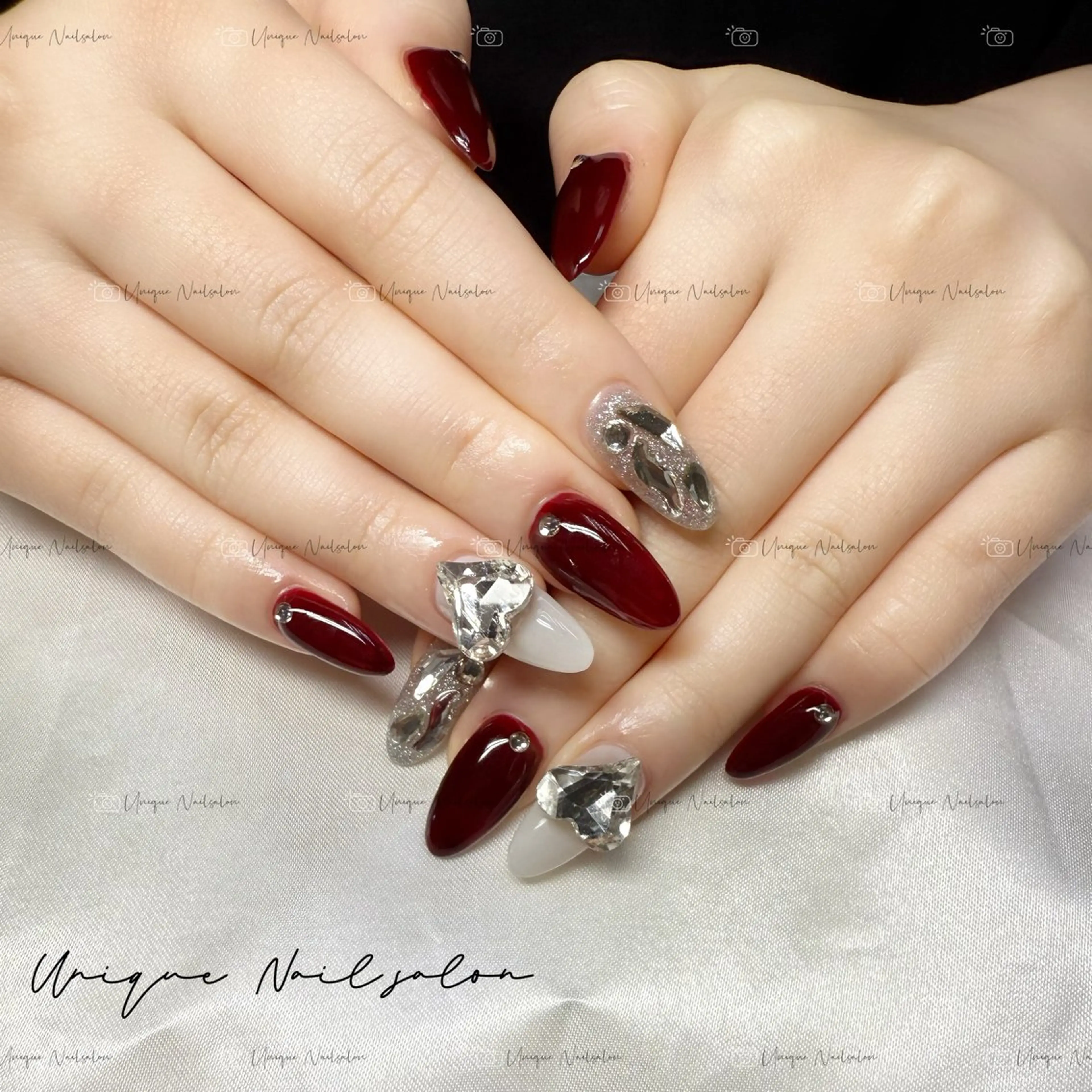 ネイル ハンドネイル ハンドケア UniqueNail 長さだし専門店のネイルデザイン