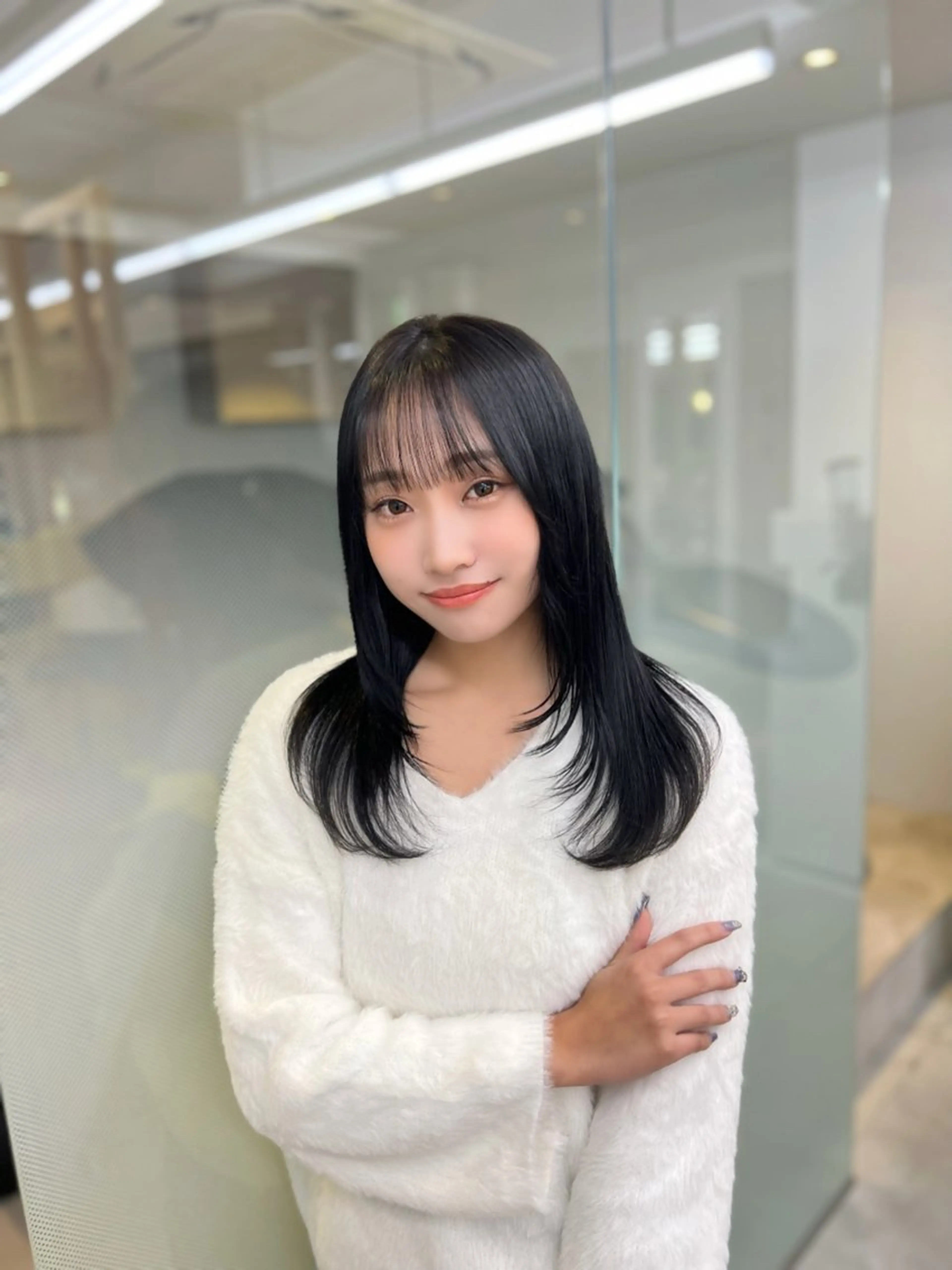 セミロング カラー カット ヘアカラー レイヤー/髪質改善 DAISUKEのヘアスタイル