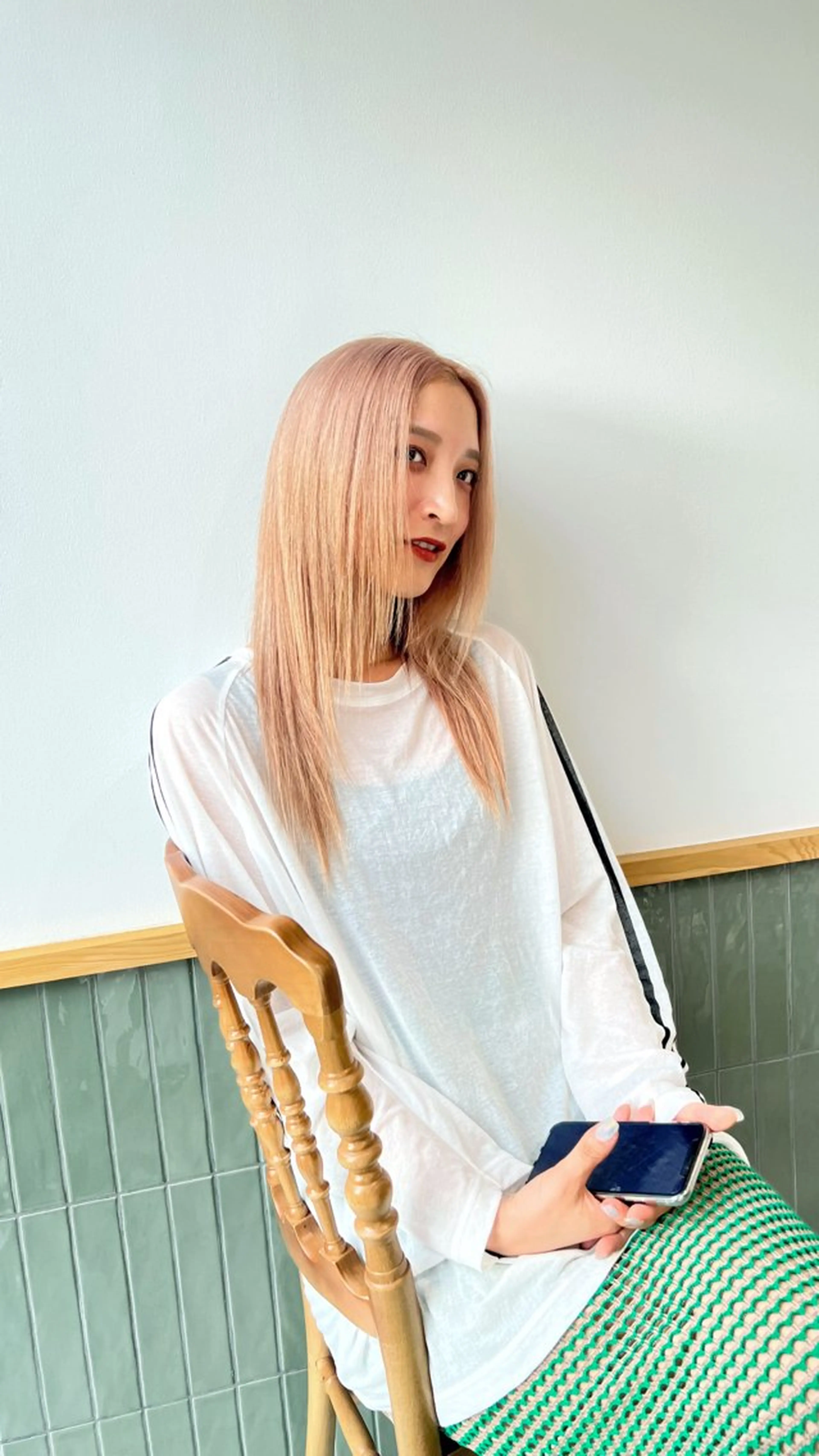 ロング カラー カット ヘアカラー トリートメント 赤みゼロ/透明感 カラー🌿KANTAのヘアスタイル