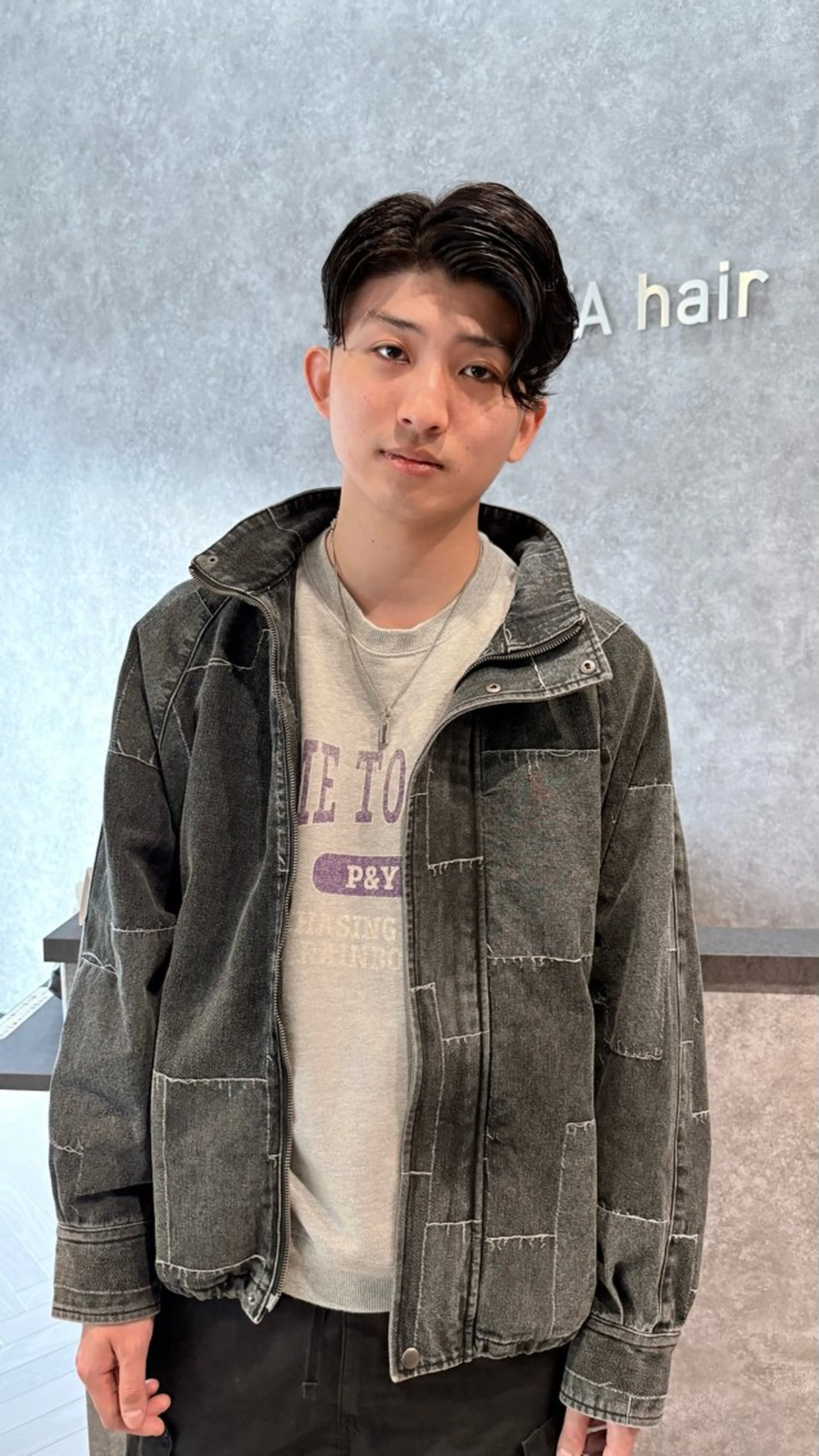 パーマ メンズ パーマスタイル特化◎ 永戸圭汰のヘアスタイル