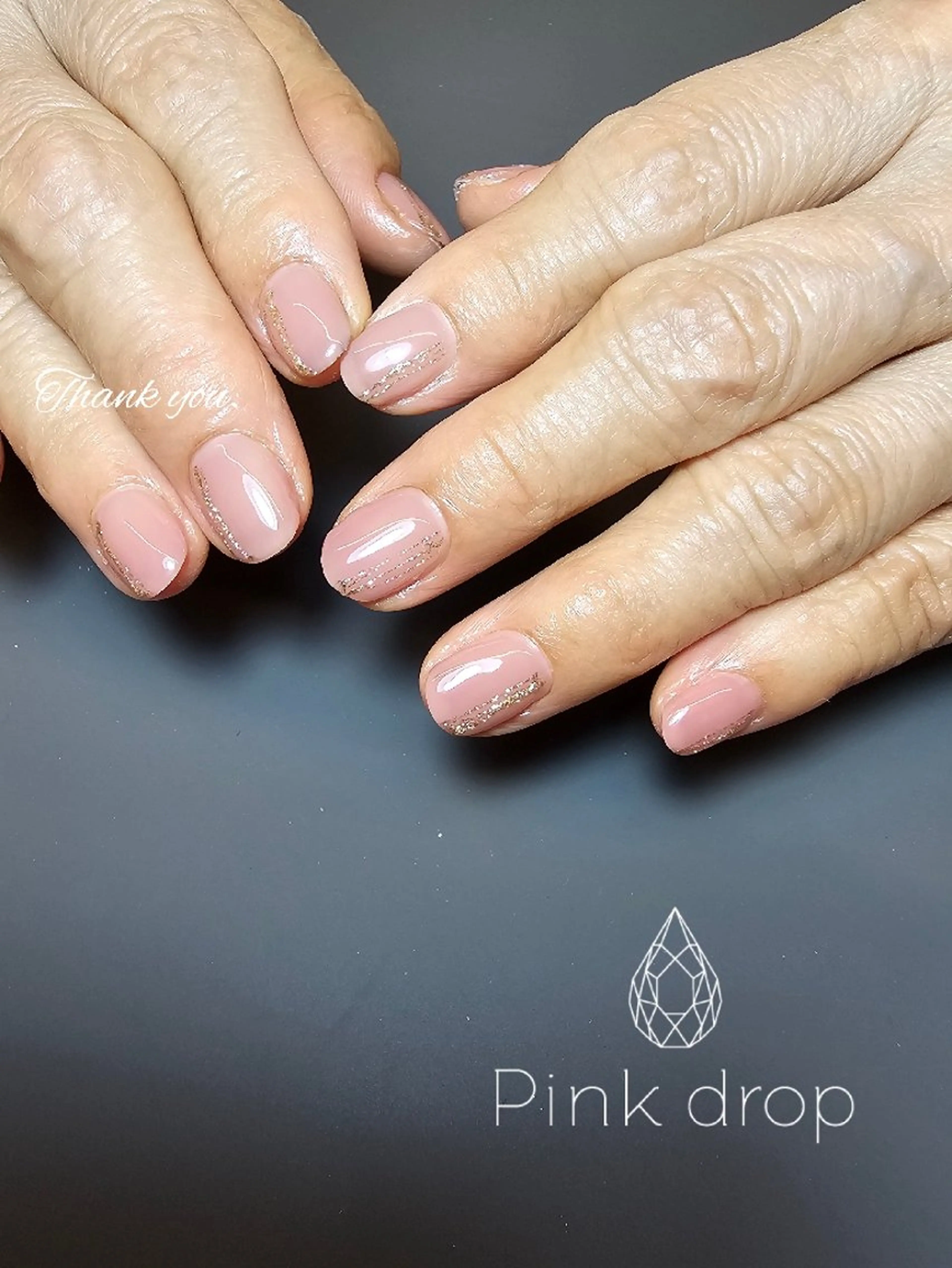 ネイル シンプルネイル pinkdrop _sanaeのネイルデザイン