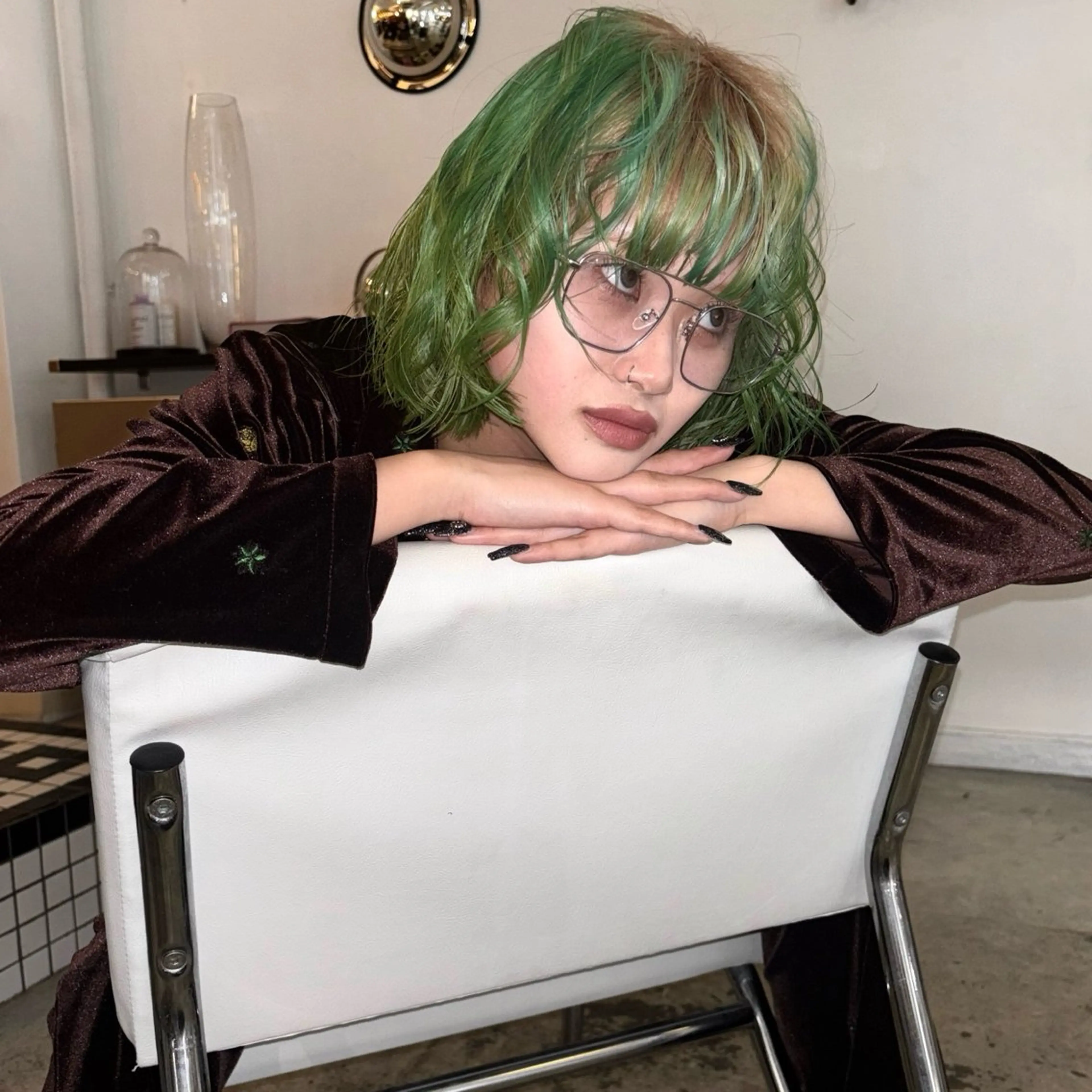 ショート カラー ヘアカラー トリートメント hair salon　丹tan所属・Rena✴︎トレンド ×スタンダードMIXのヘアスタイル