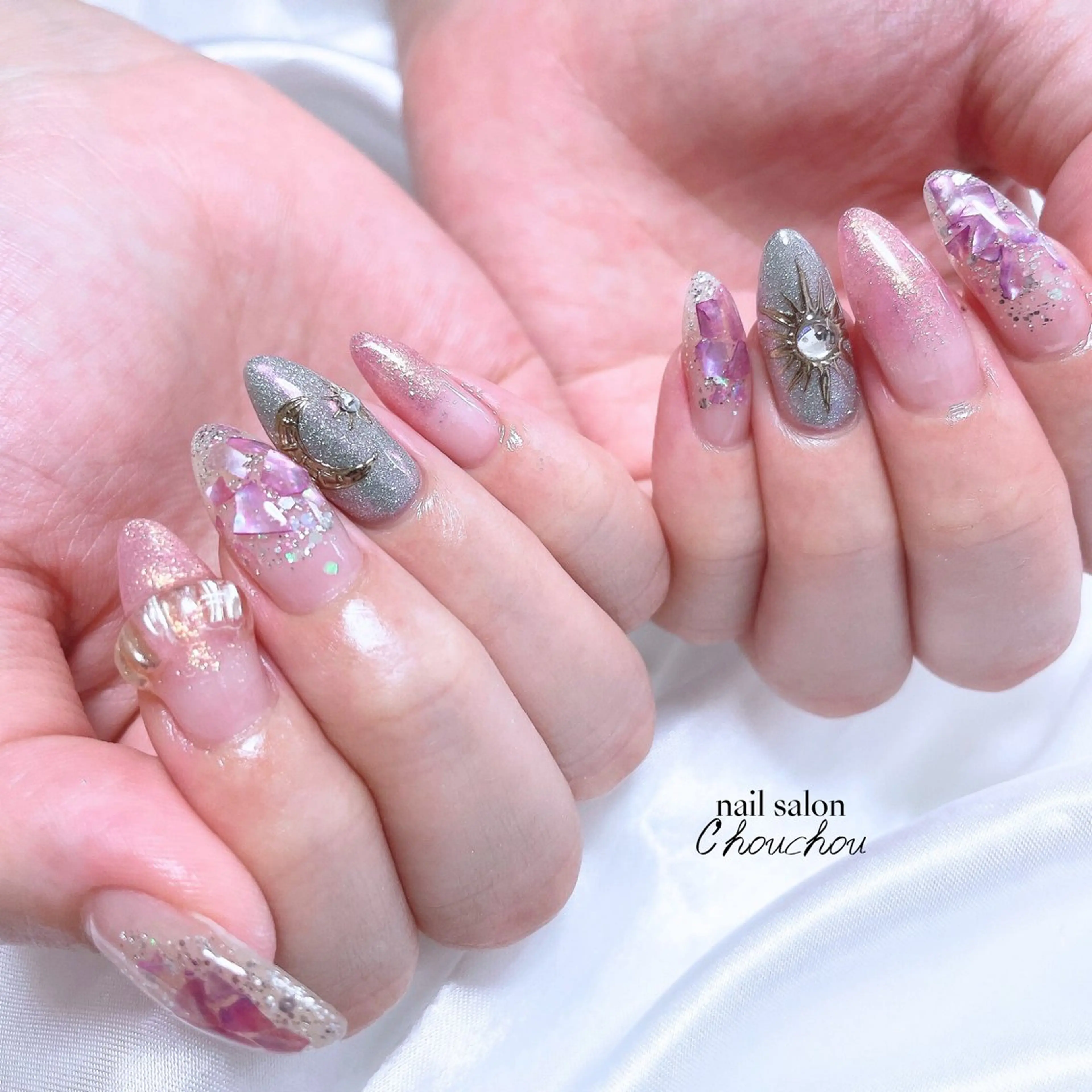 ネイル アートネイル ミラーネイル C'hou chouのネイルデザイン