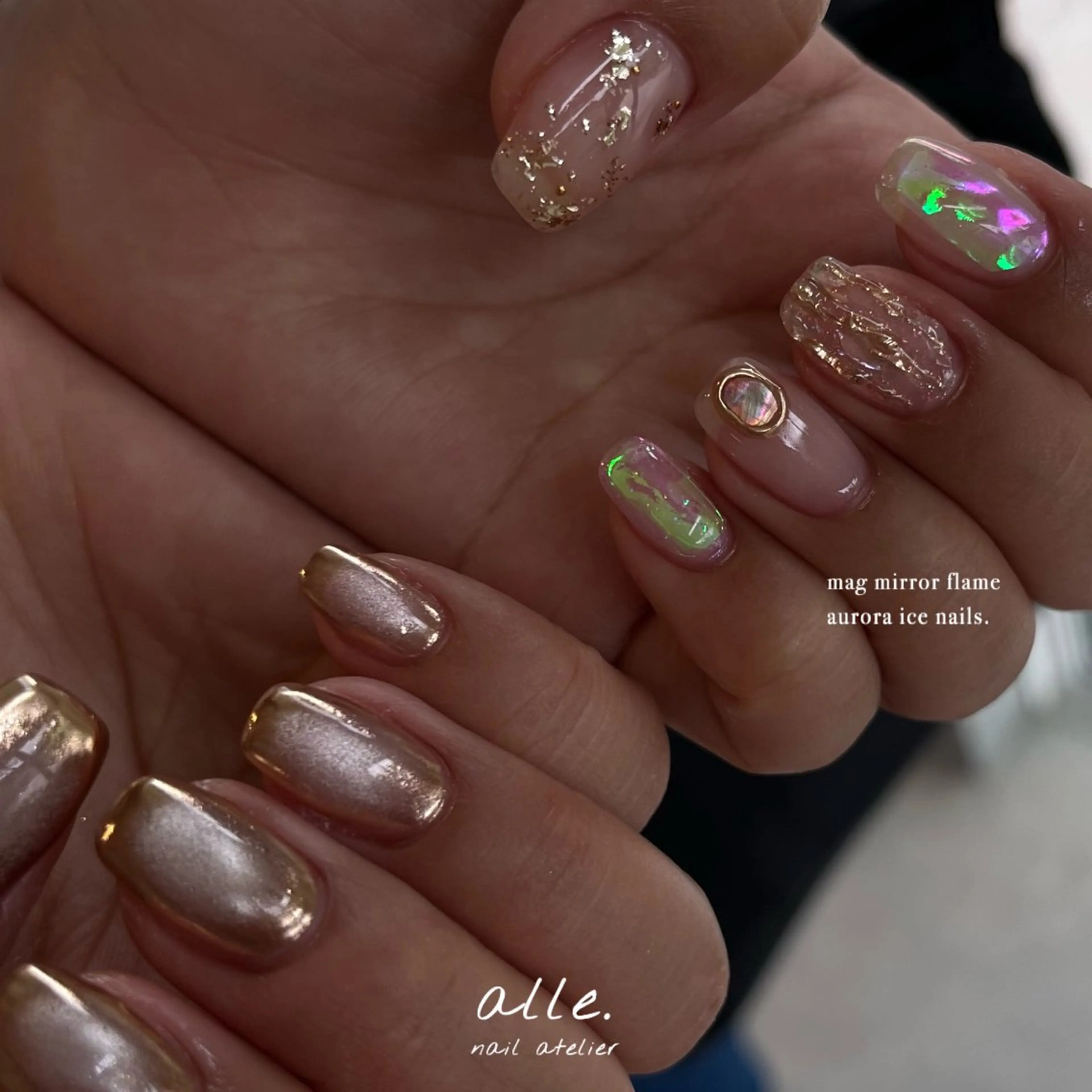 ネイル ハンドネイル atelier alle.のネイルデザイン