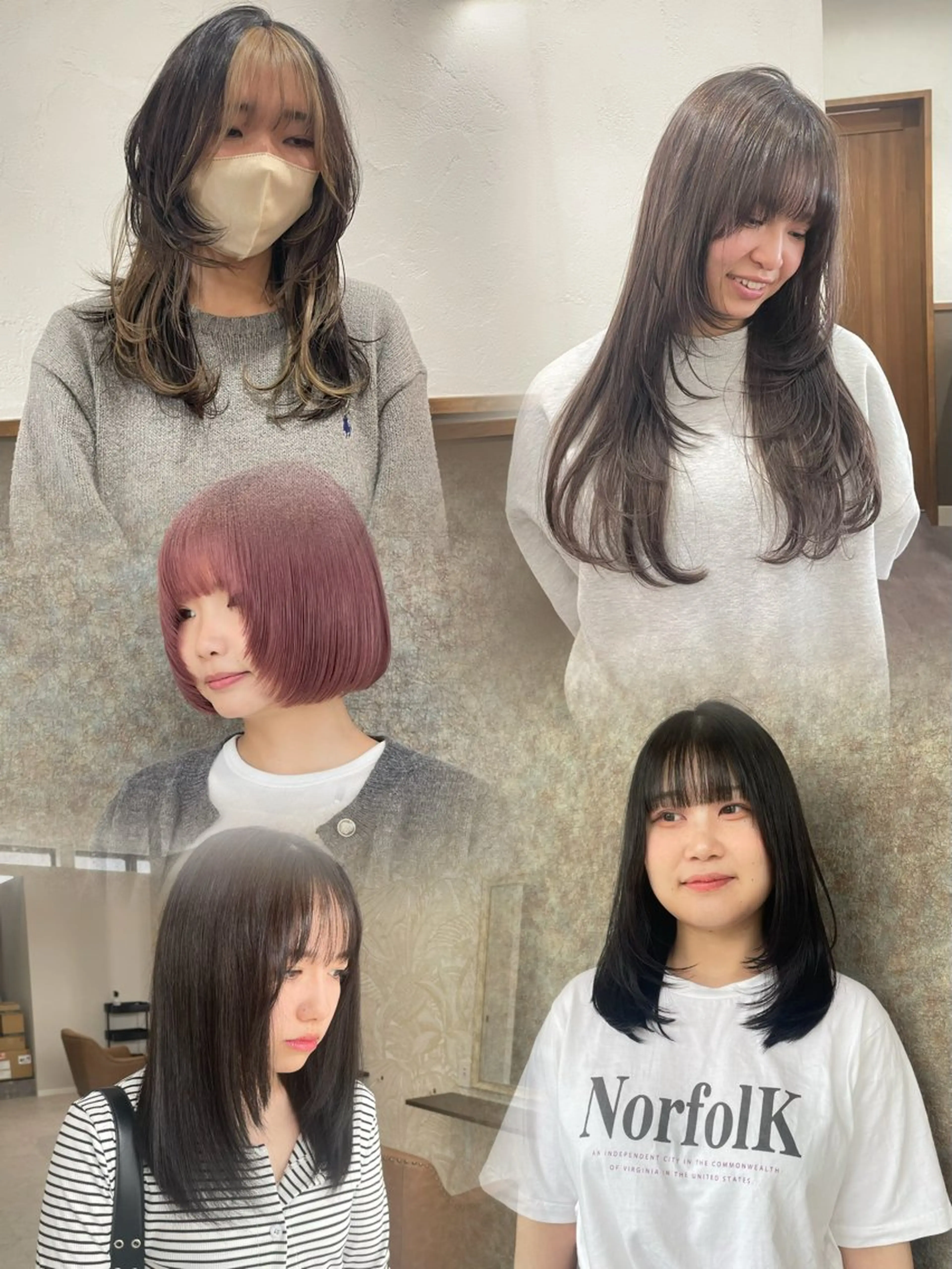 ロング カラー moe🥣ﾚｲﾔｰ ｶｯﾄ/透明感ｶﾗｰのヘアスタイル