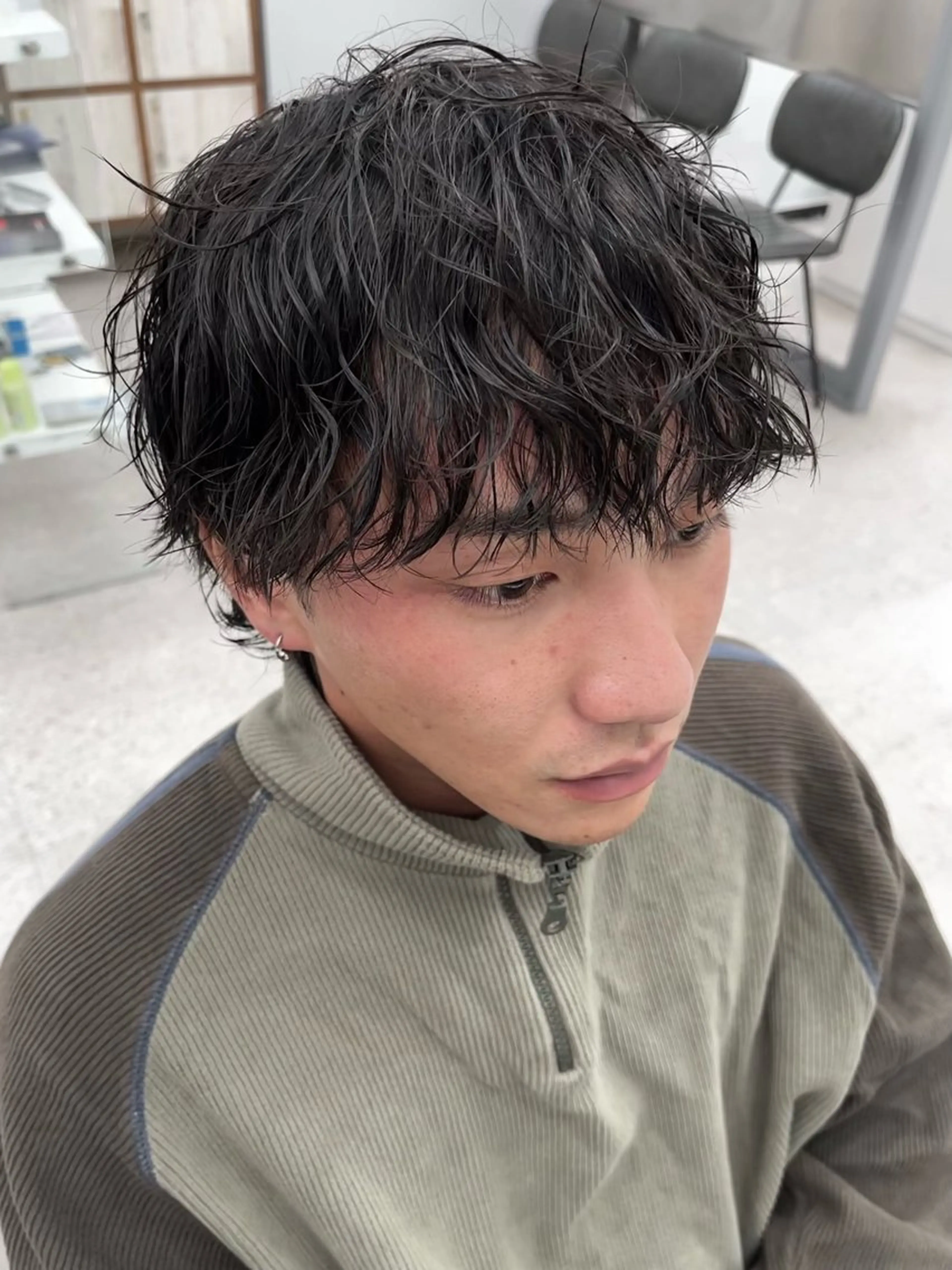 パーマ メンズ 🍐シャドウパーマ メンズ特化/守岡🍐のヘアスタイル