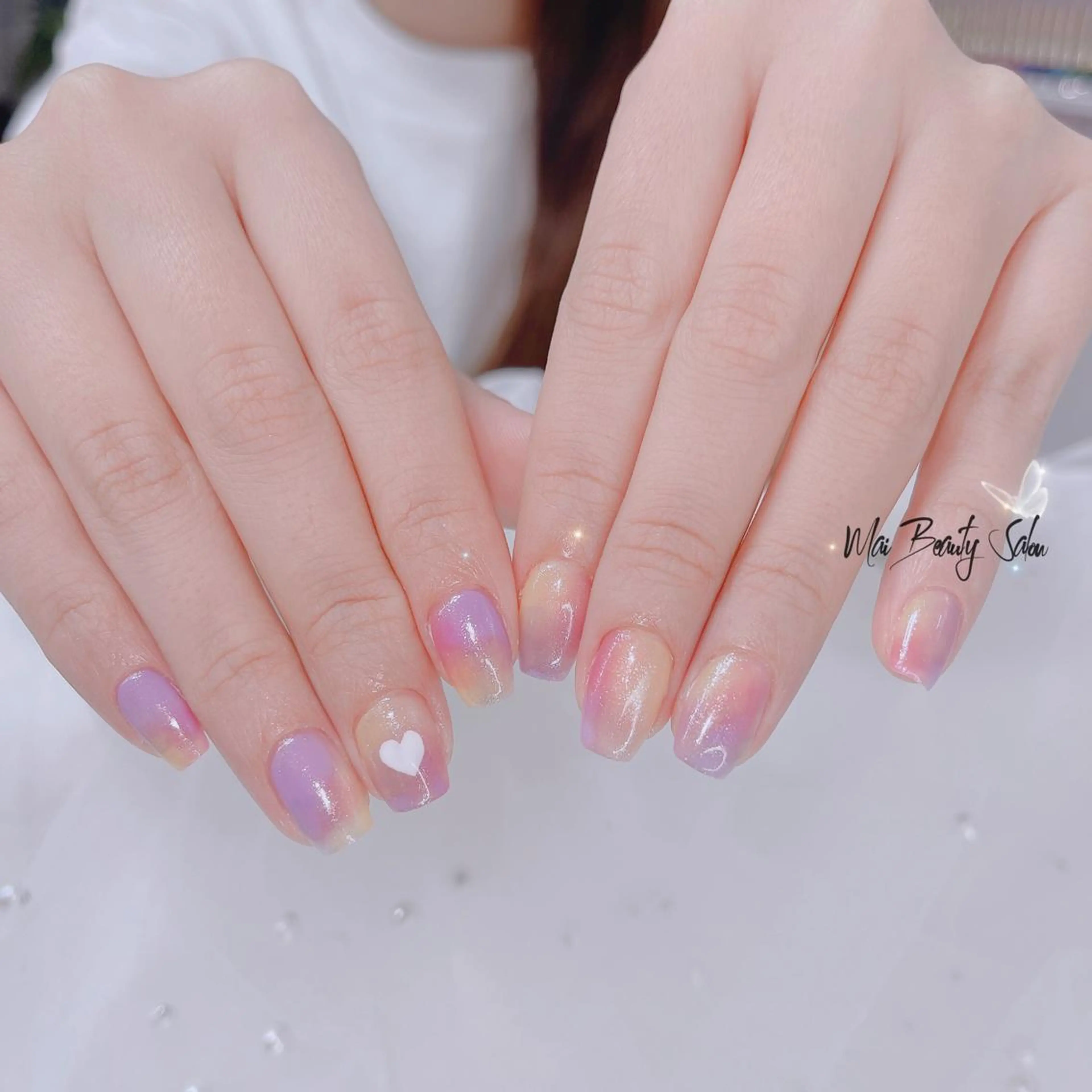 ネイル ジェルネイル パラジェル ワンホンネイル MaiBeauty マイ マイのネイルデザイン