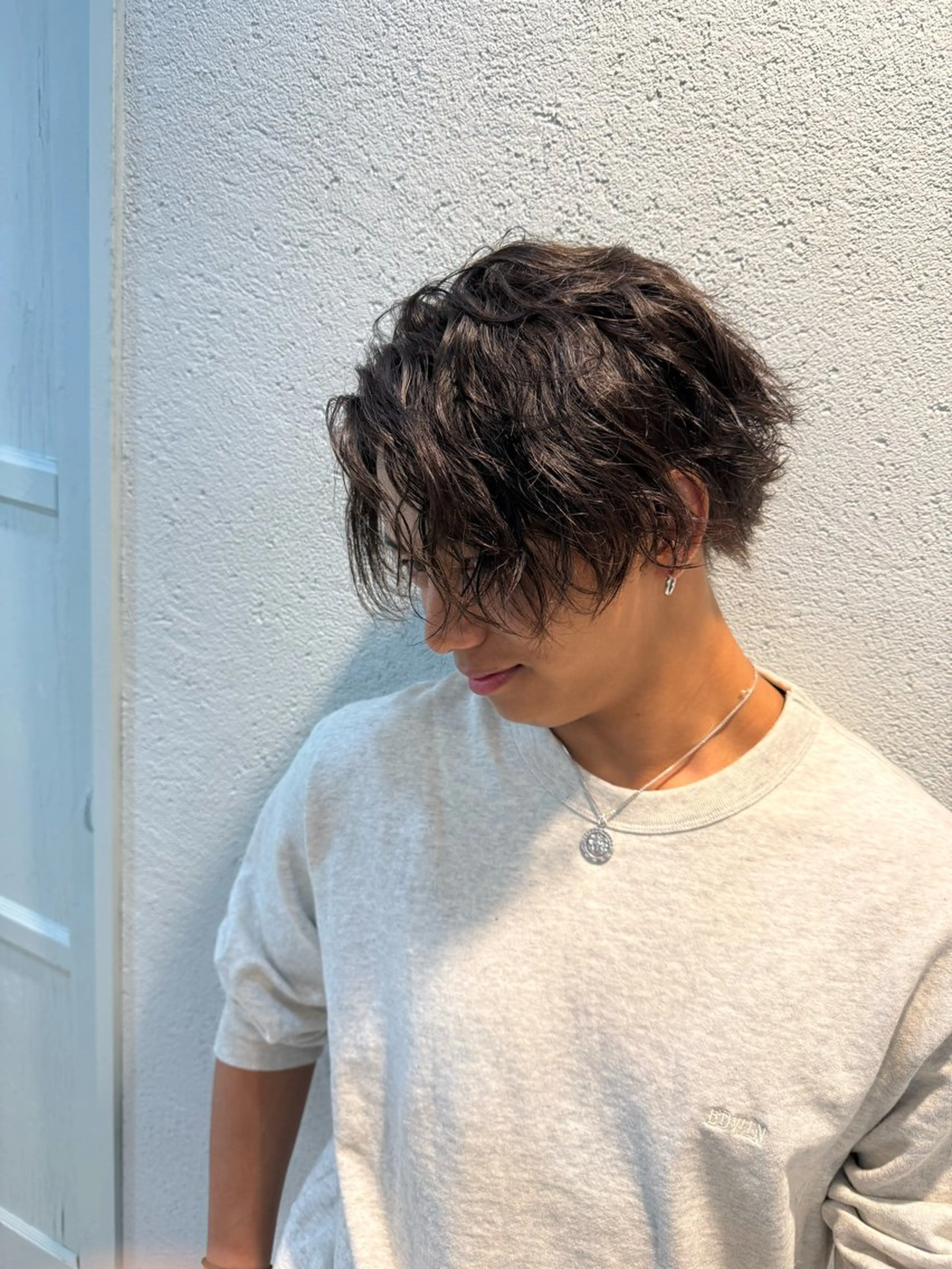 パーマ メンズ 永尾 幸太郎のヘアスタイル
