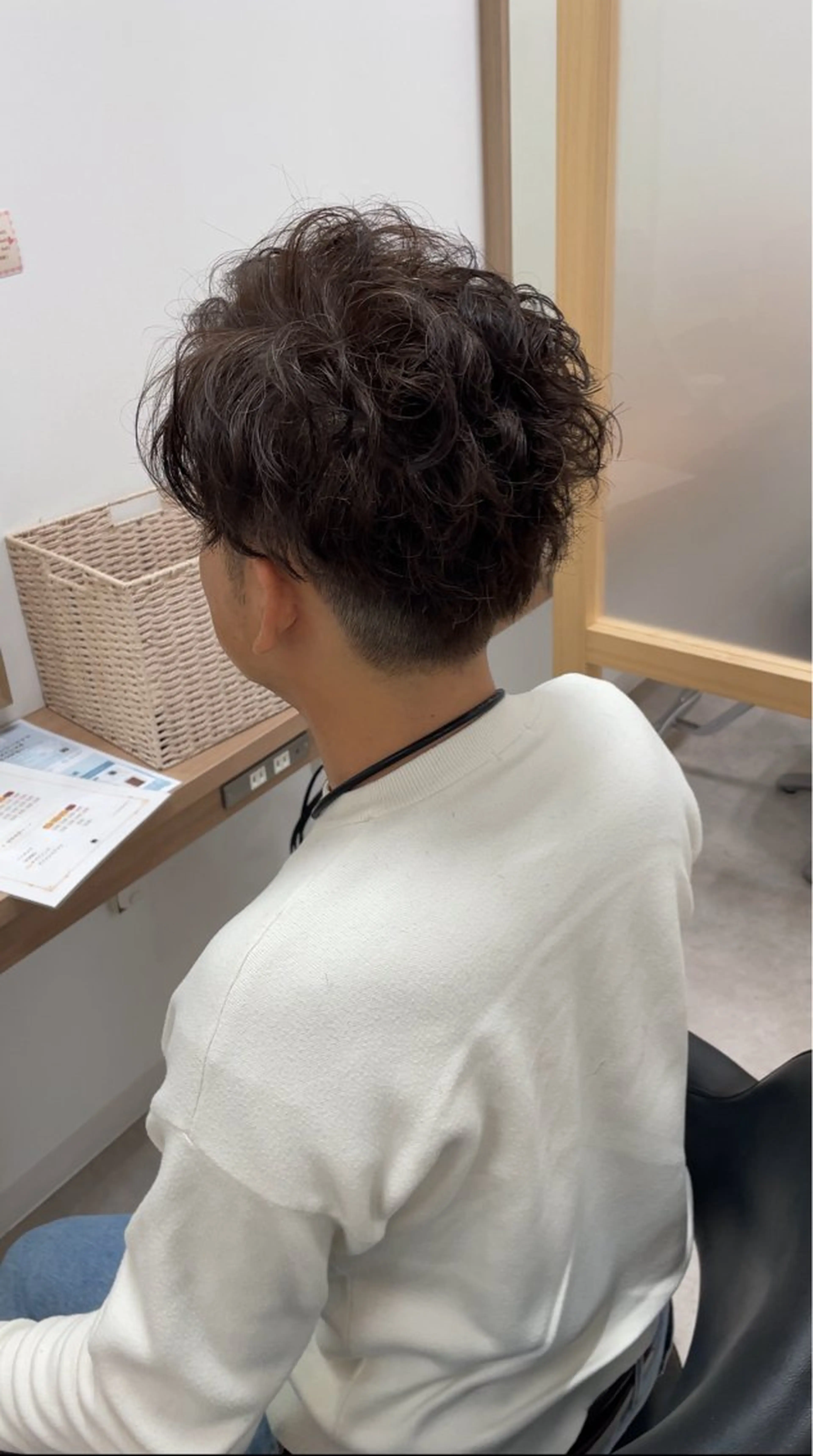ショート パーマ メンズ メンズパーマ 似合わせカット スパイラルパーマ 【ヘアディレクター】 りくのヘアスタイル