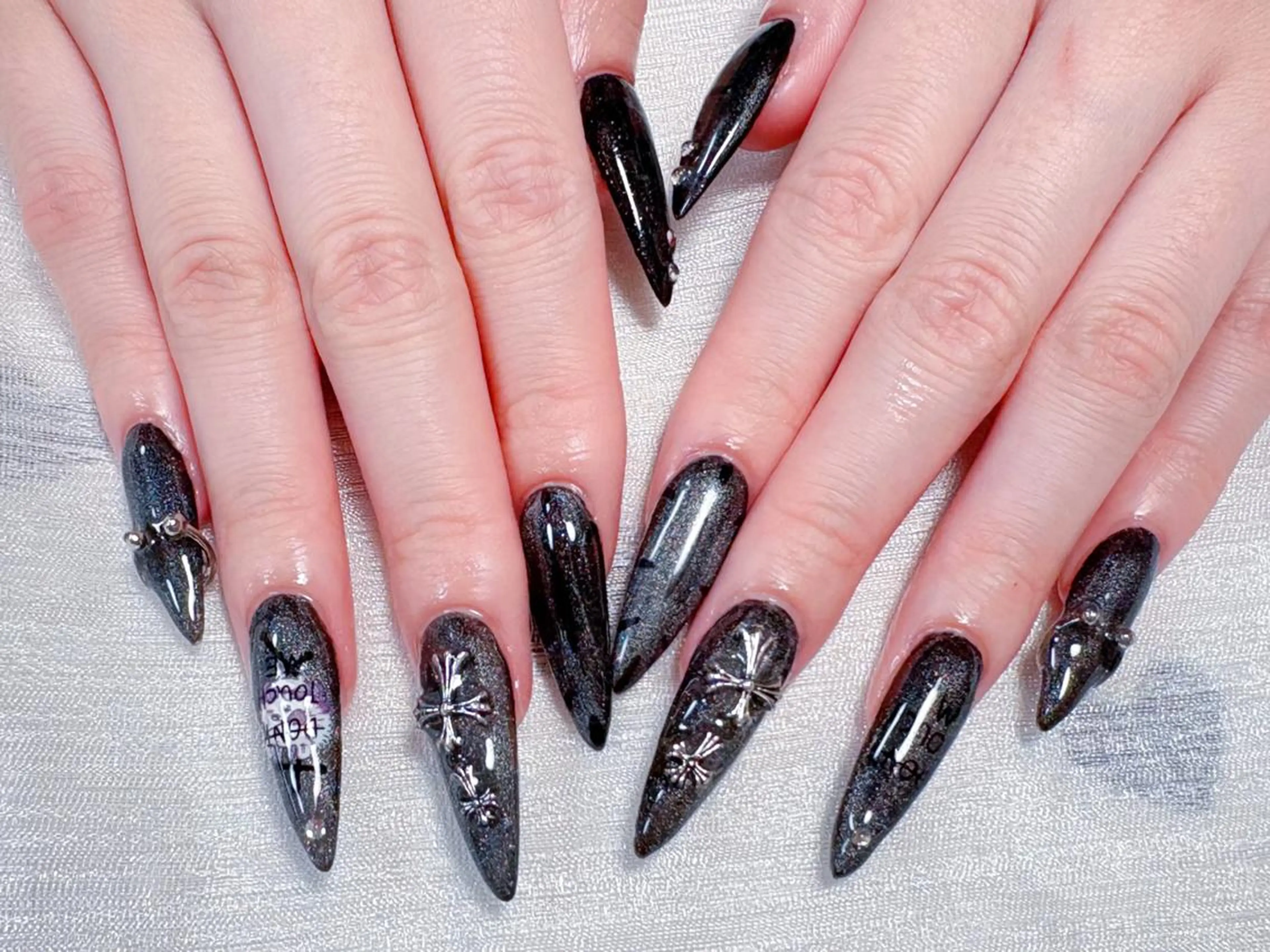 ネイル ハンドネイル 💙羽生 彩光💙のネイルデザイン