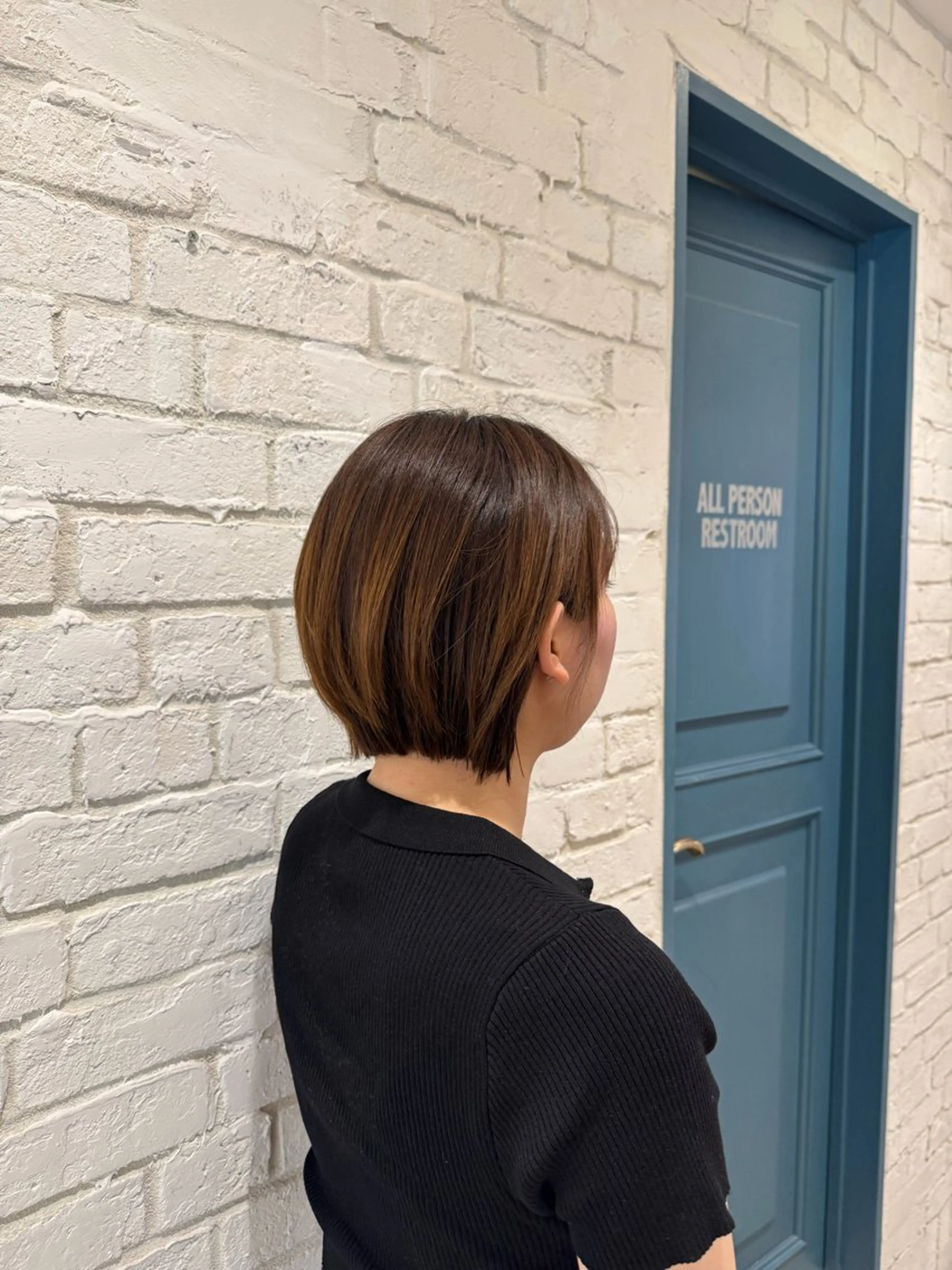 ショート ボブ 堀江美容室 千晶のヘアスタイル