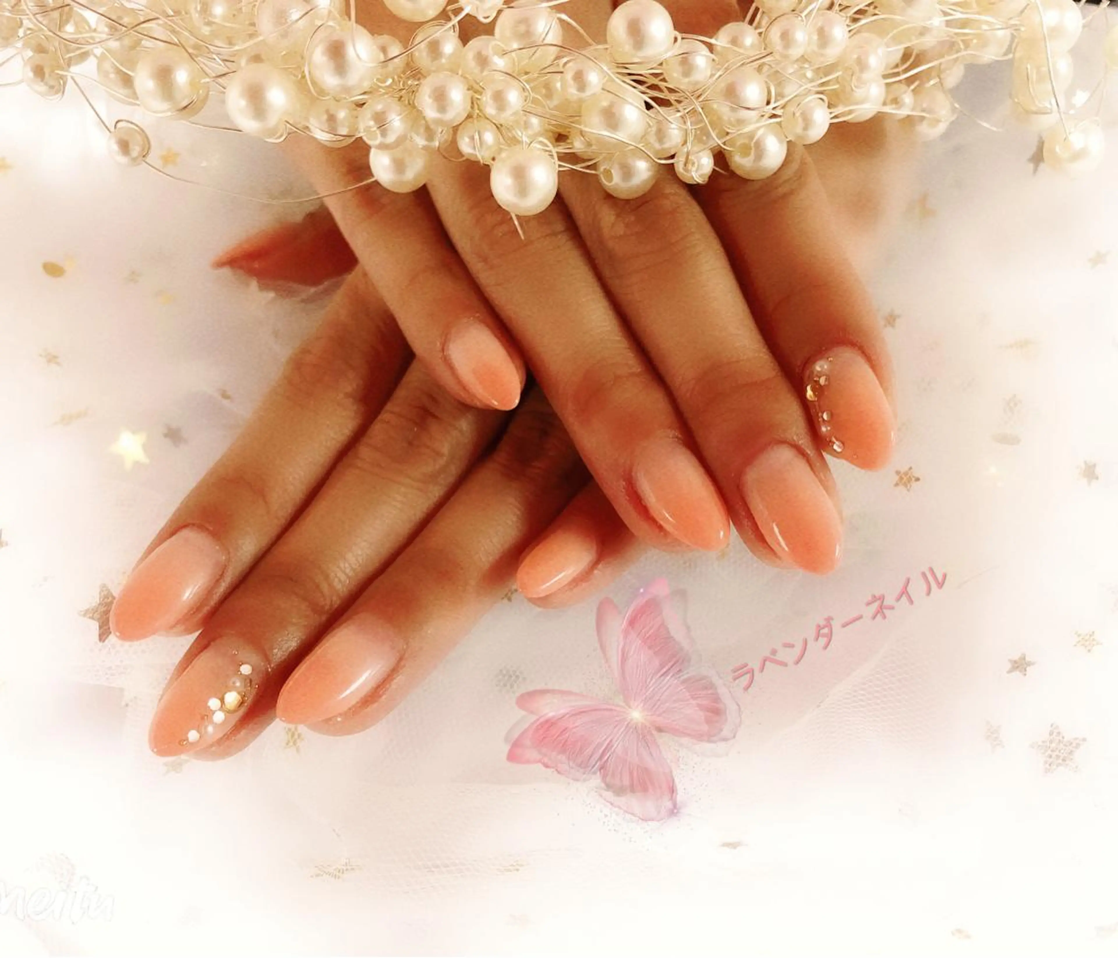 ネイル ラベンダー💖日暮里 ルル💖ネイルのネイルデザイン