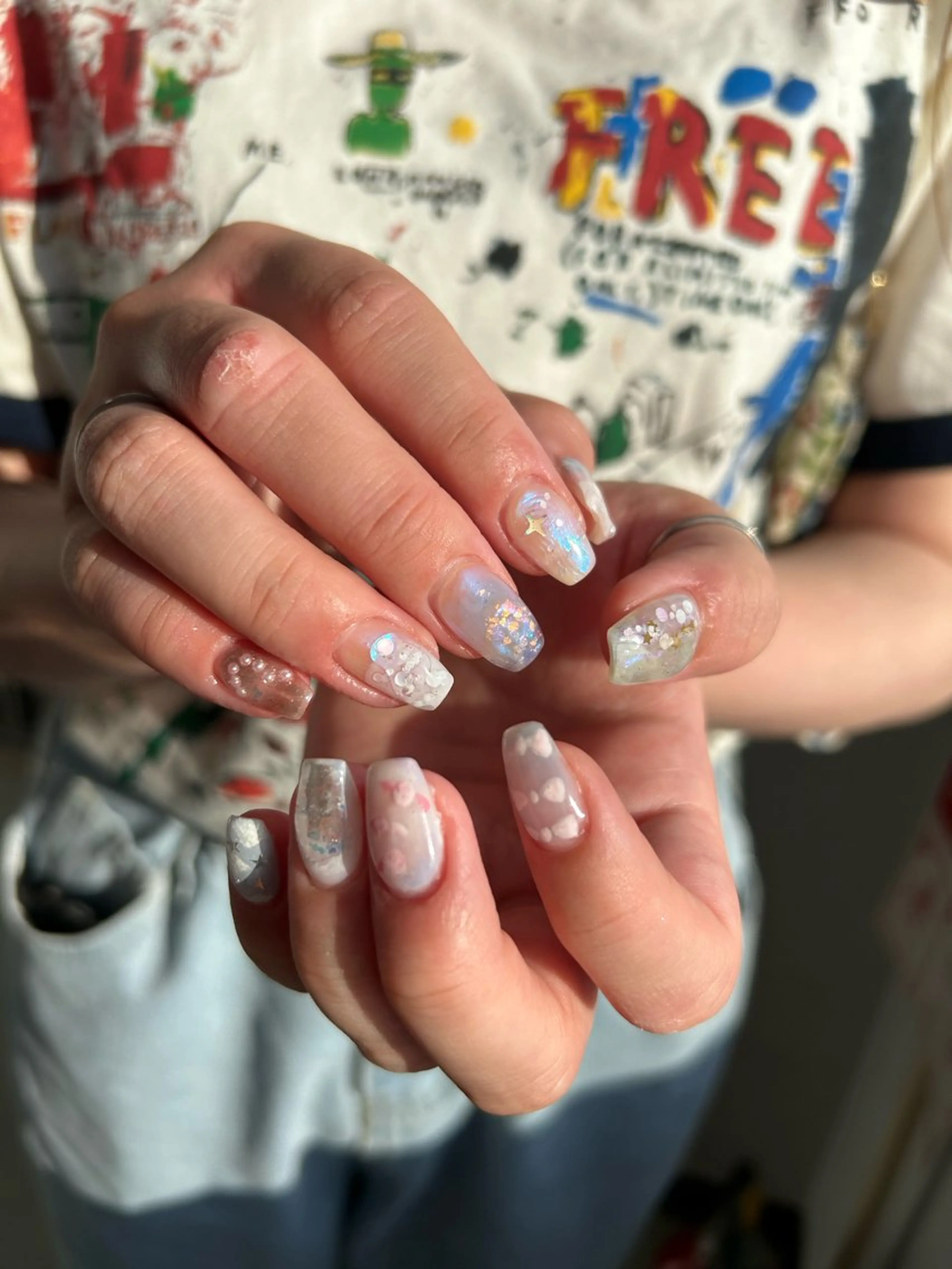 ミディアム ハンドネイル ｵｵﾀｹ ﾚｲﾅのネイルデザイン