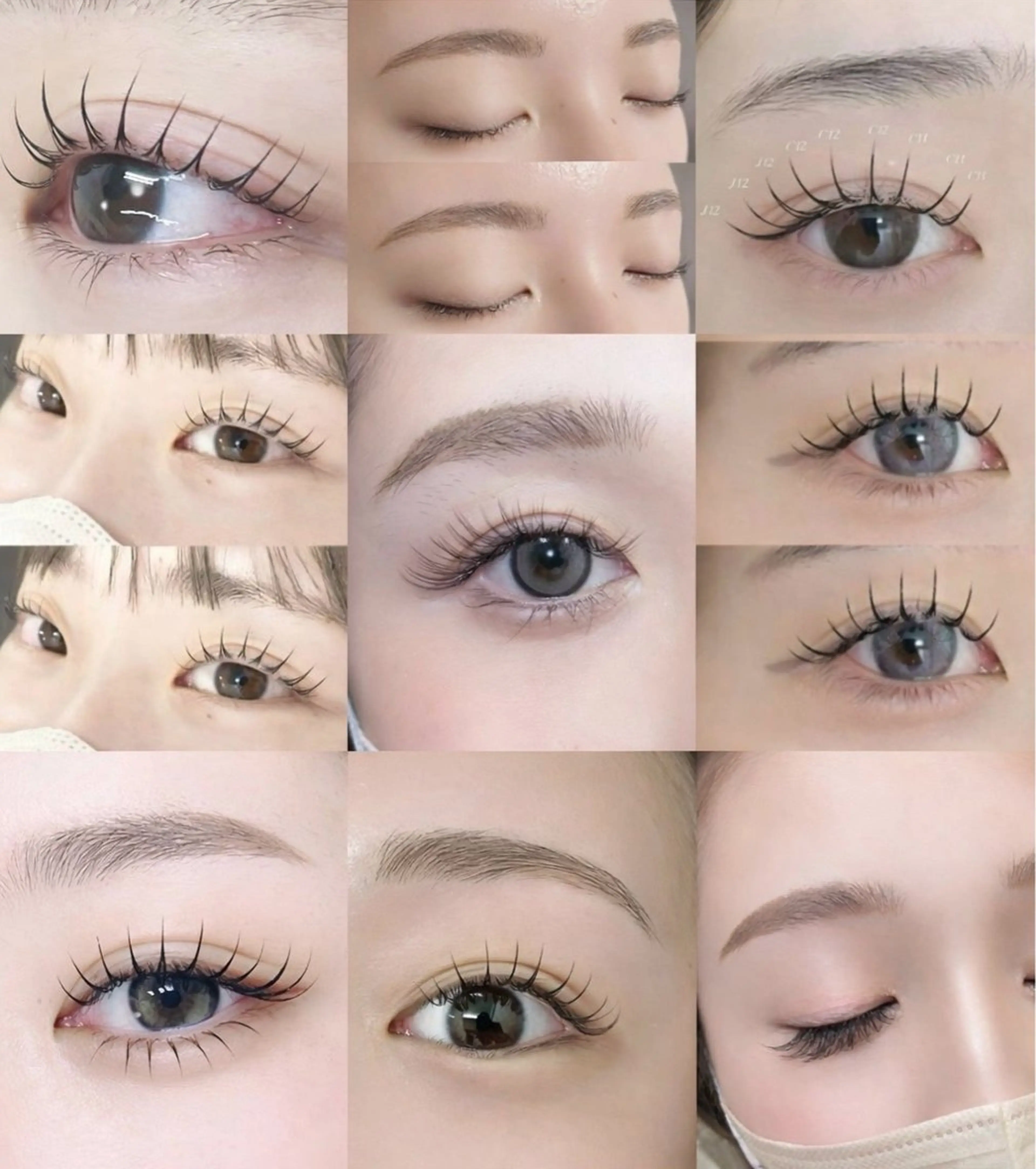 マツエク・マツパ 白井 裕未のマツエク・マツパデザイン