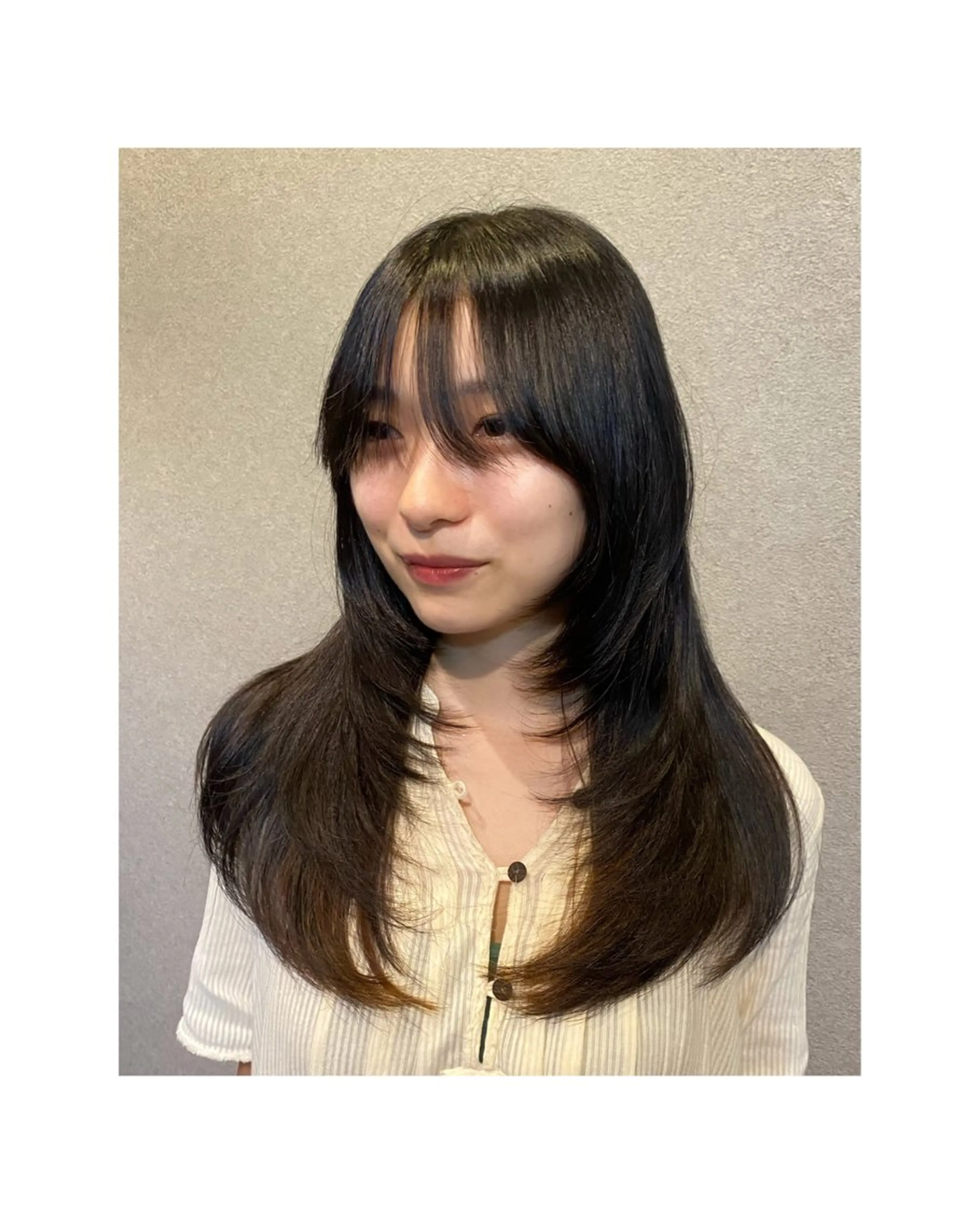 ロング ヘアアレンジ カット 🎀レイヤーカット/ 艶カラー/ﾕｶ🎀のヘアスタイル