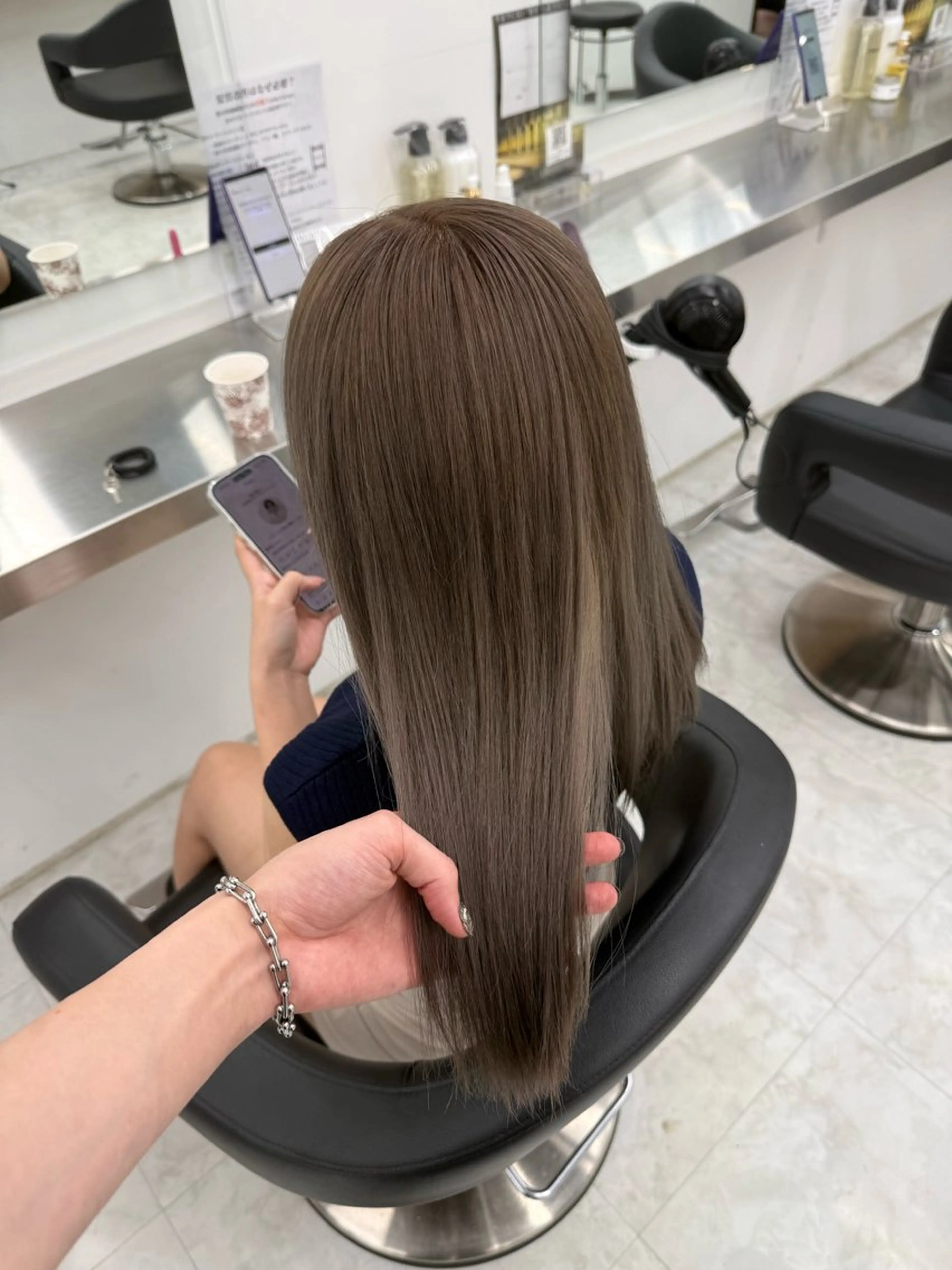 ロング カラー ヘアカラー トリートメント 中韓レイヤー/ ブラウン🤎はやとのヘアスタイル