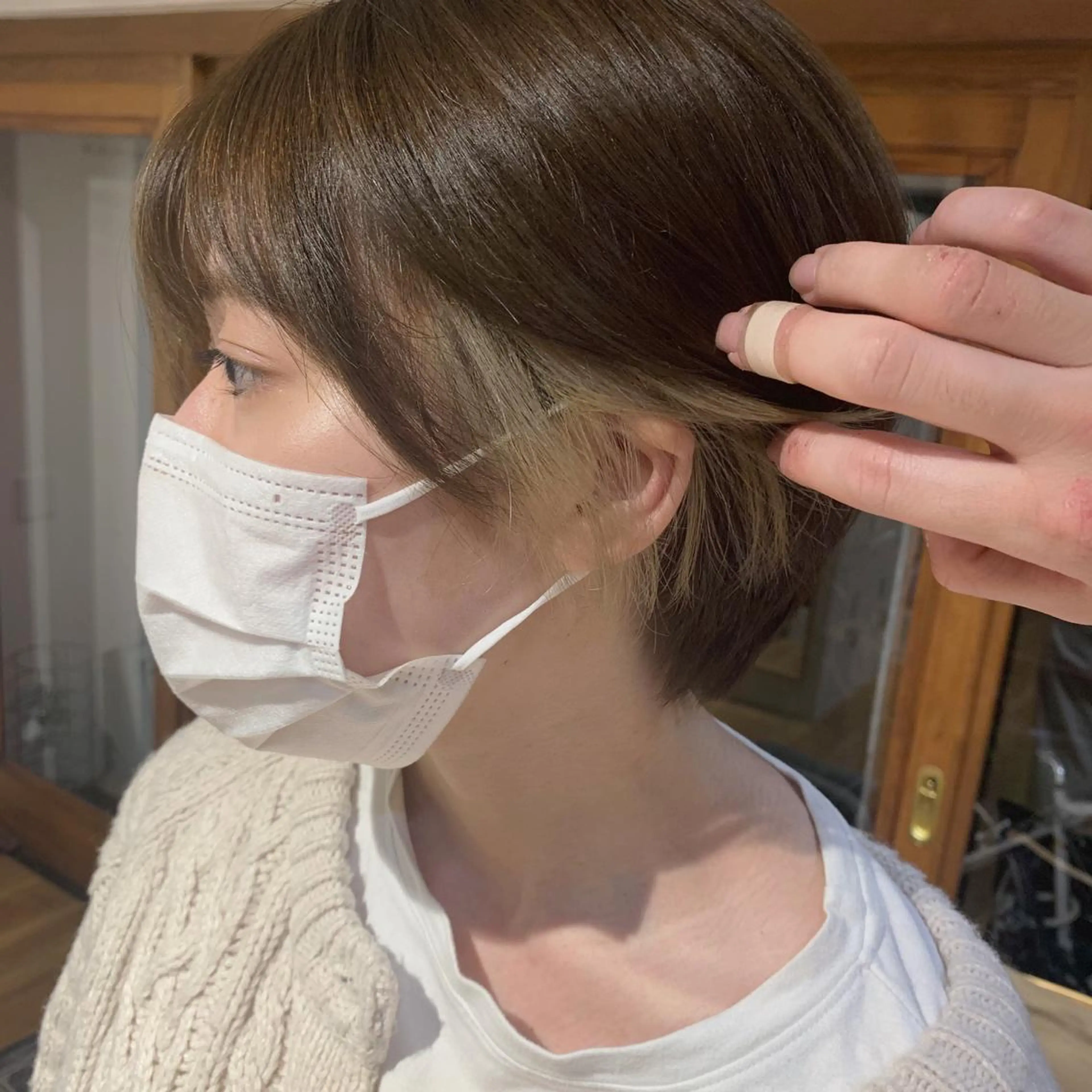 ショート カラー ヘアカラー トリートメント little 小濱彰太のヘアスタイル
