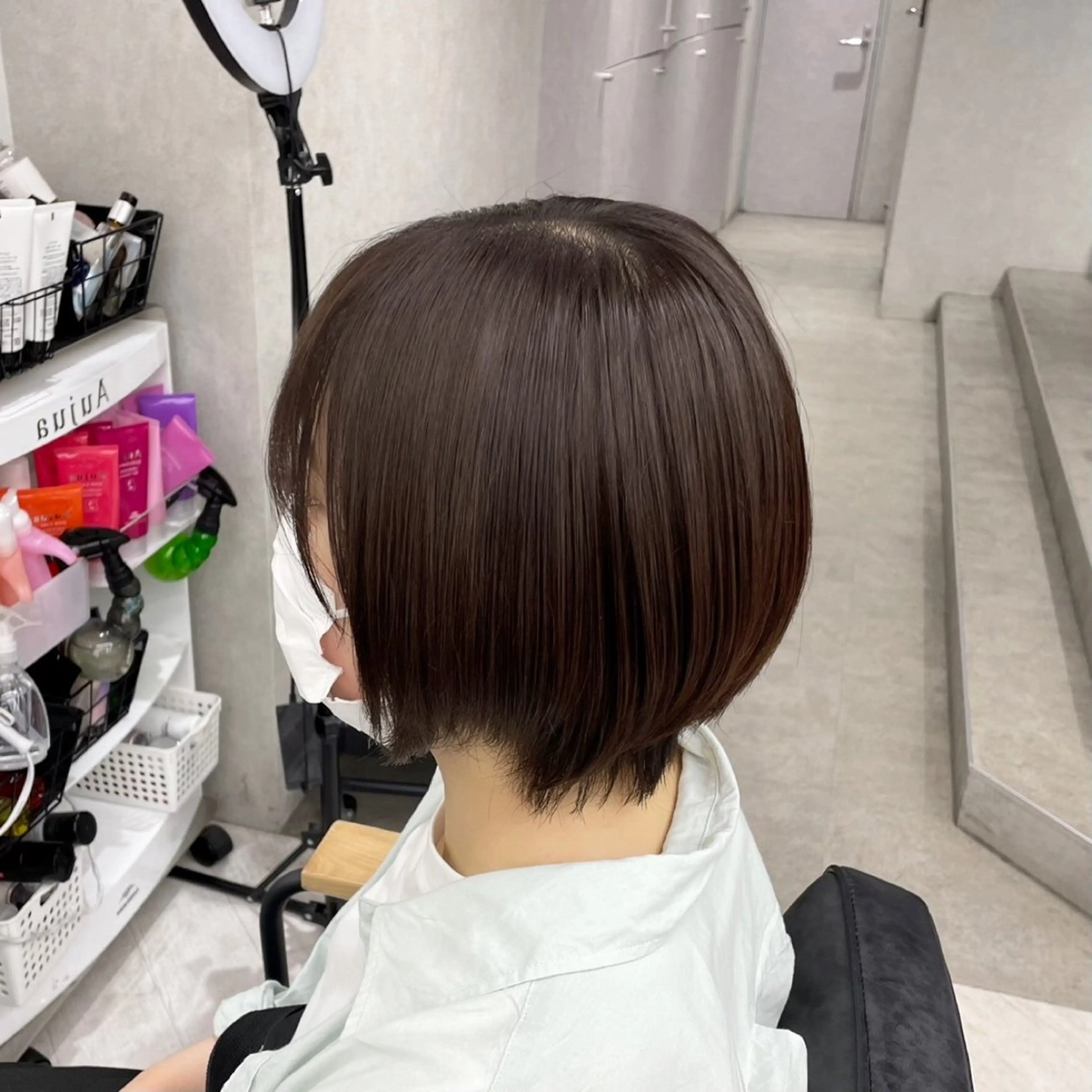 ショート カラー パーマ ヘアアレンジ メンズ 髪質改善 トリートメント mona/ ストレートスタイル✨のヘアスタイル