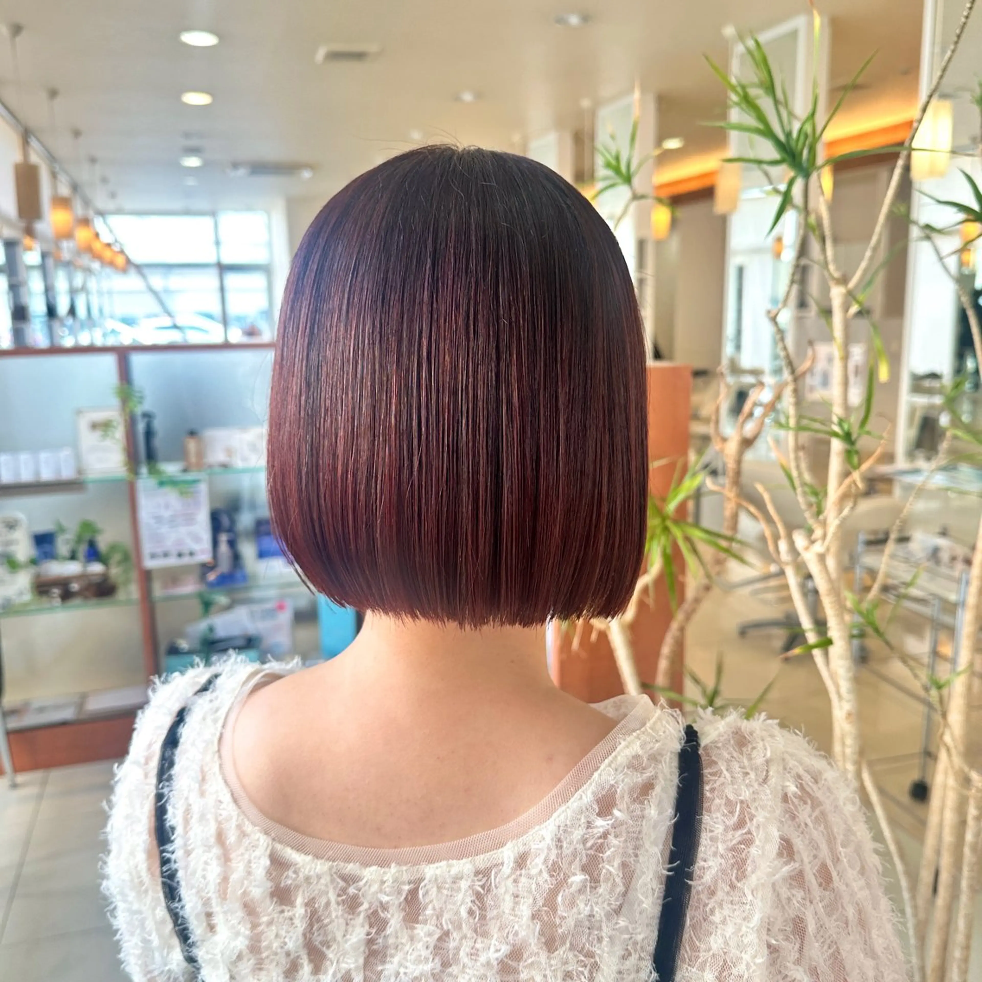 カラー ボブ 髪質改善 カット ヘアカラー トリートメント 🫧モテ艶カラー🫧 大林未侑のヘアスタイル