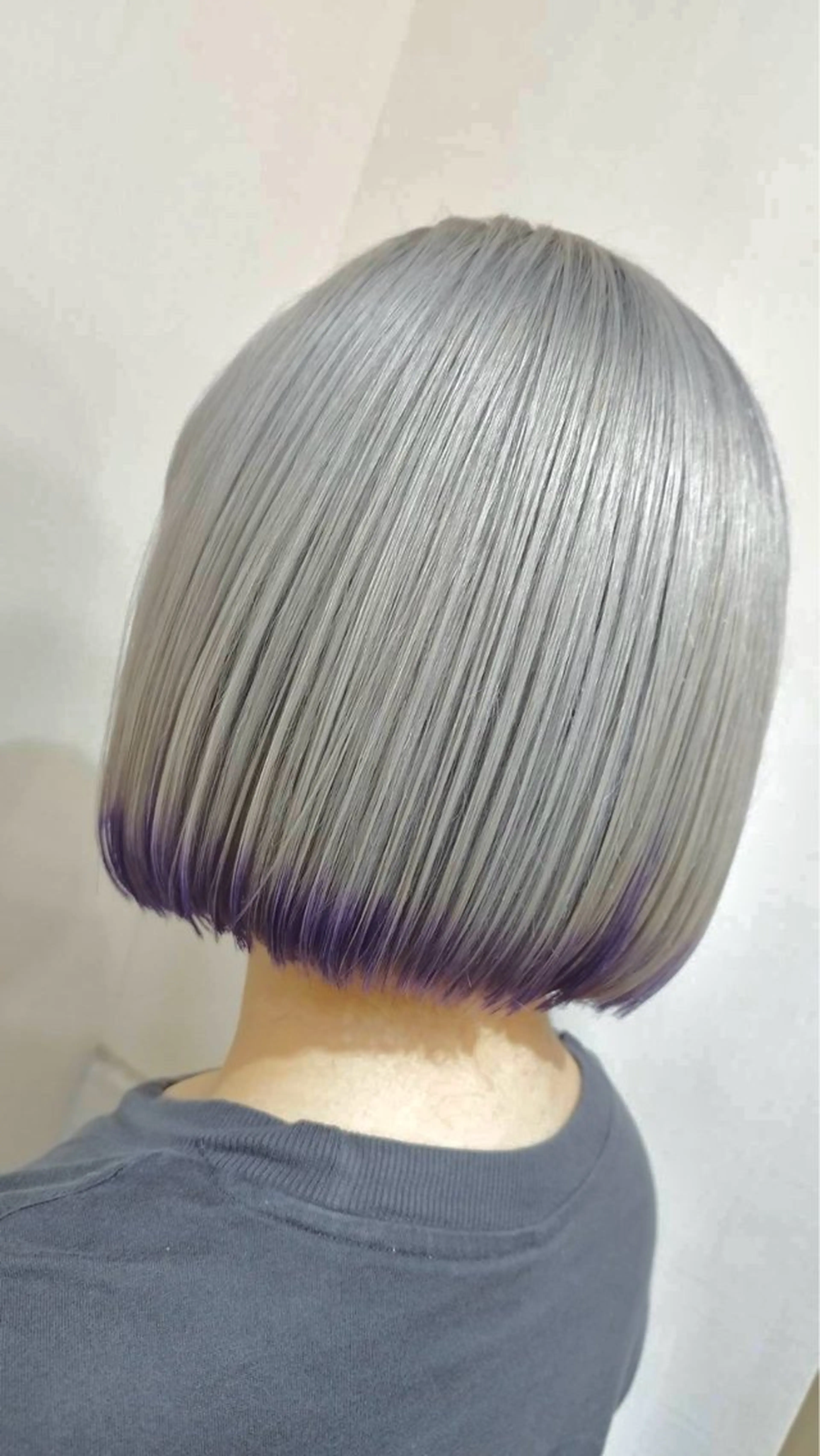 ミディアム ボブ ヘアカラー 加藤 直樹のヘアスタイル