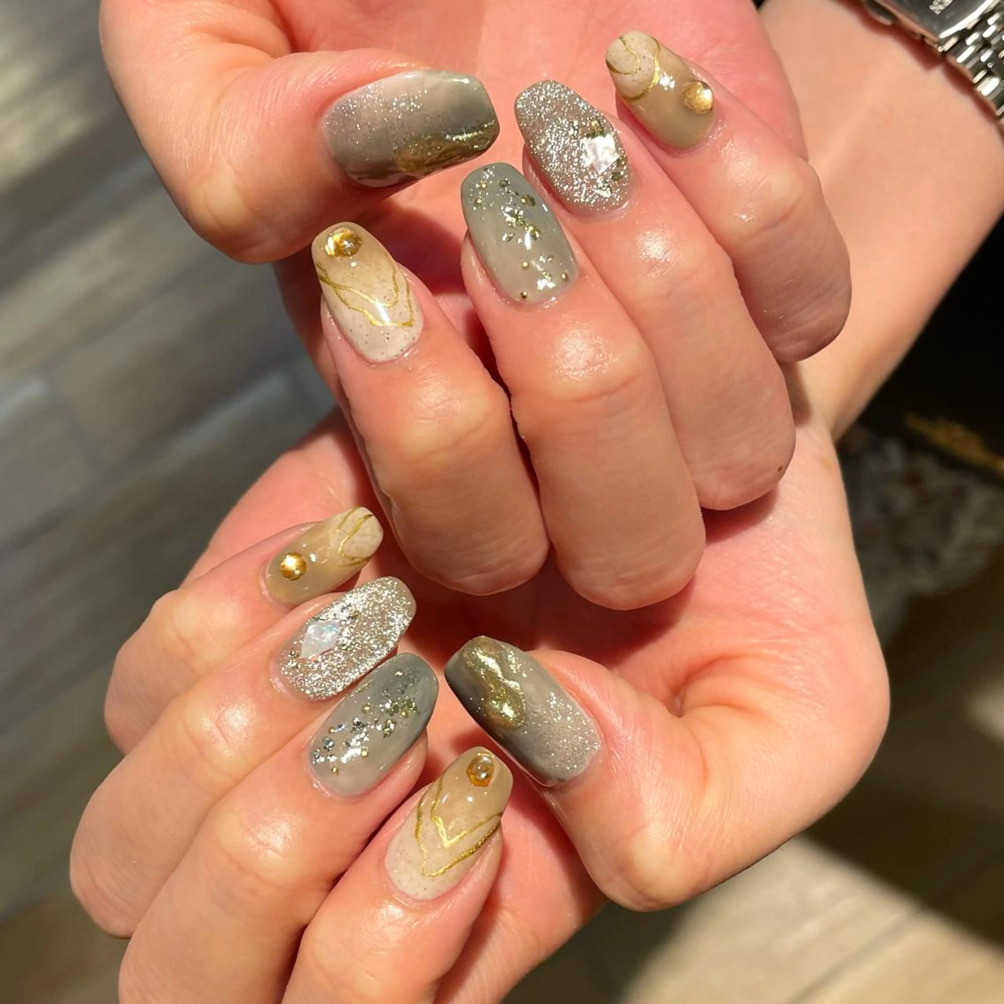 ネイル 新井 ひなののネイルデザイン