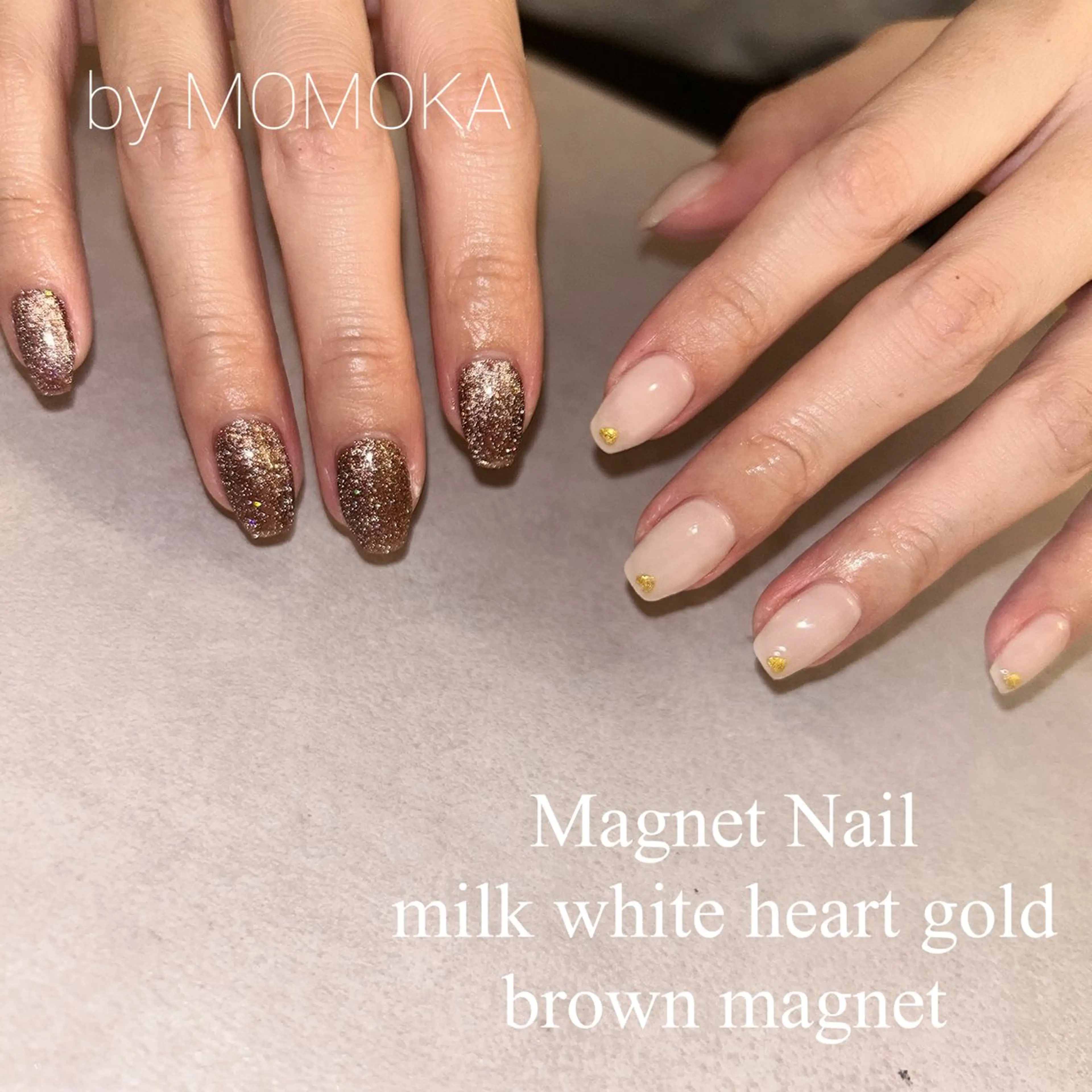 ネイル マグネットネイル ハンドネイル momoka_nails所属・Momo nailsalonのネイルデザイン