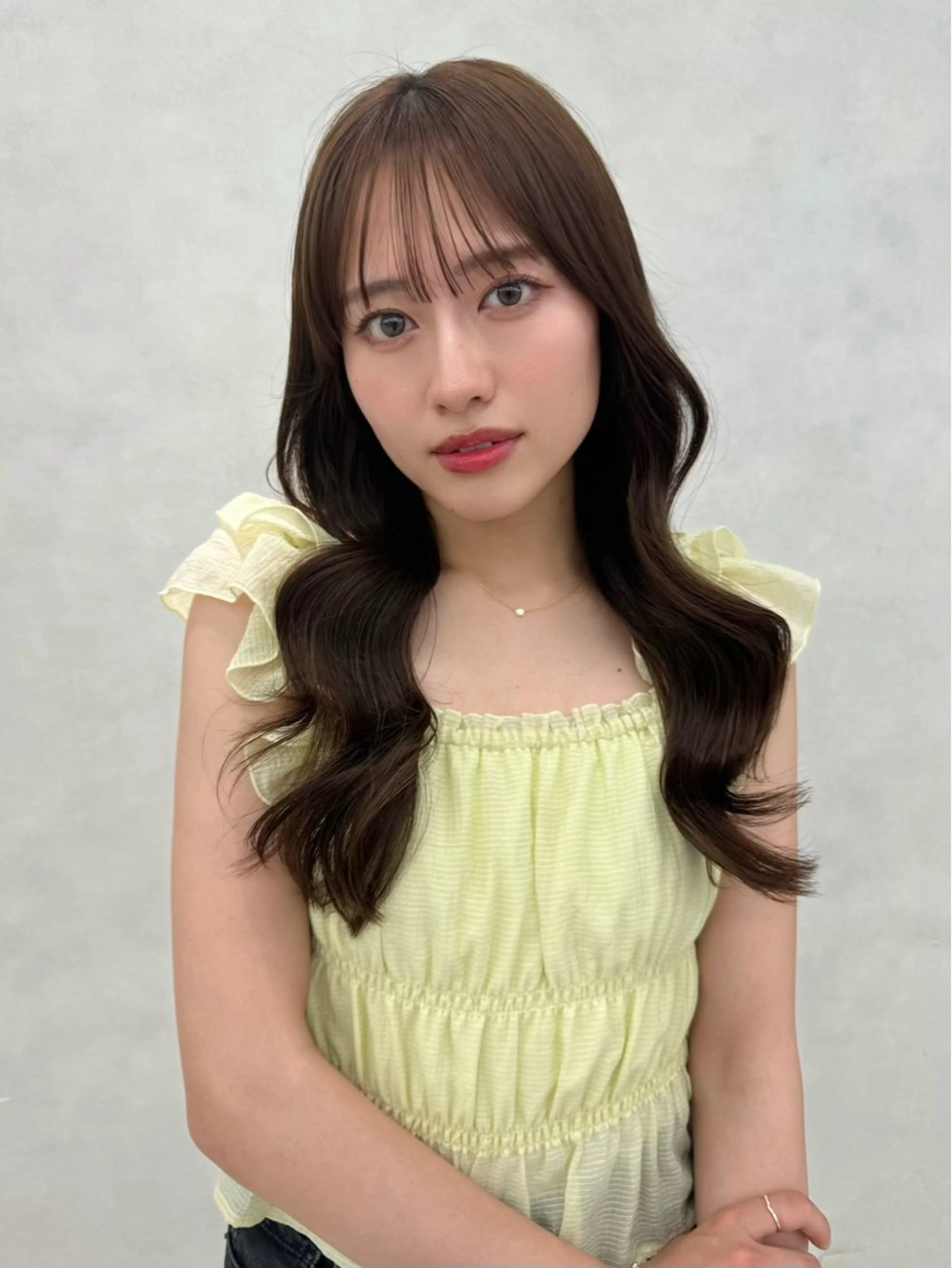 ロング 顔周り🇰🇷韓国 レイヤー/いづみ💞のヘアスタイル