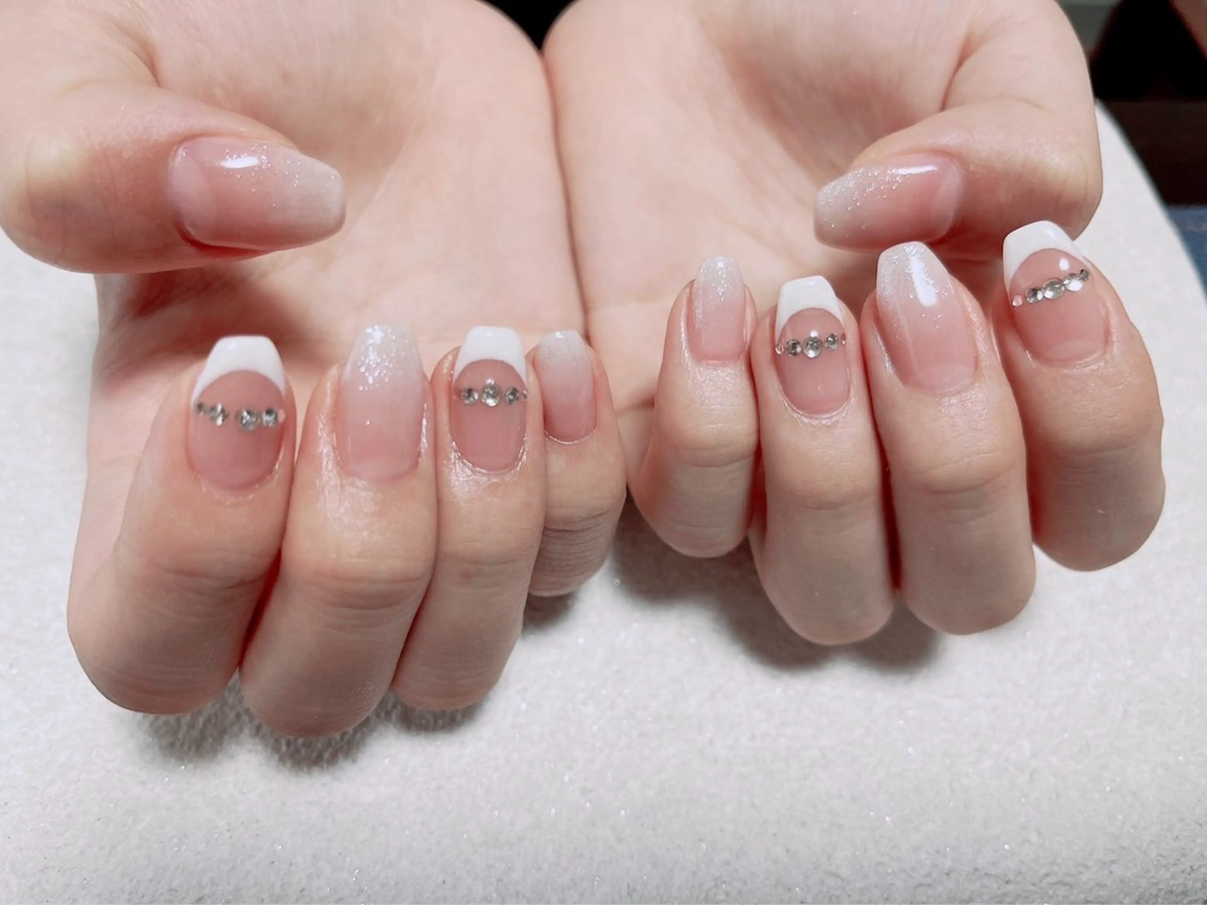 ネイル フレンチネイル ジェルネイル 韓国ネイル メンズネイル パラジェル kiki nail たまプラーザのネイルデザイン