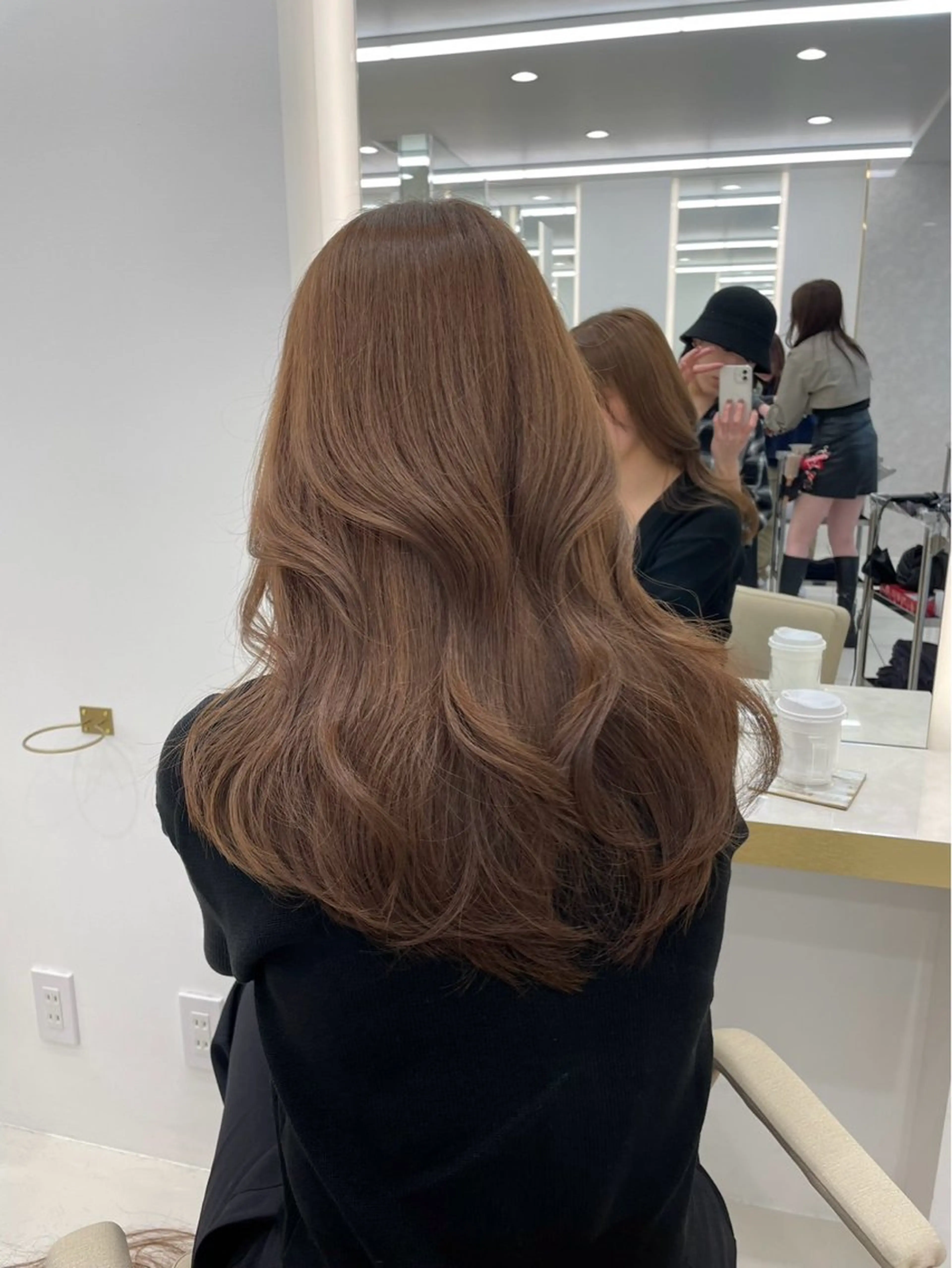 ロング カラー 名古屋/レイヤー 島原　由璃のヘアスタイル