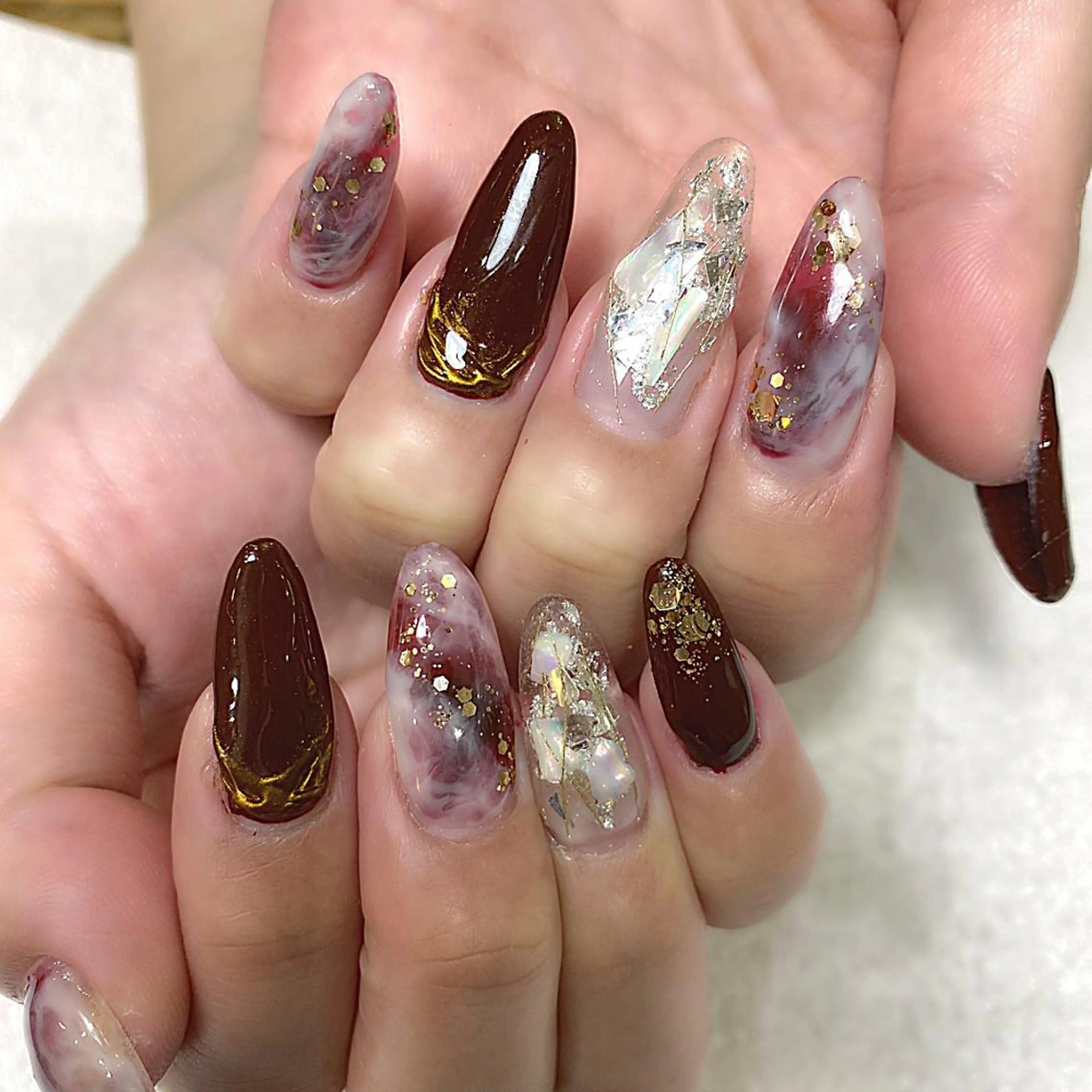 ネイル ハンドネイル Majesticrose_nail所属・nail l_yukiのネイルデザイン