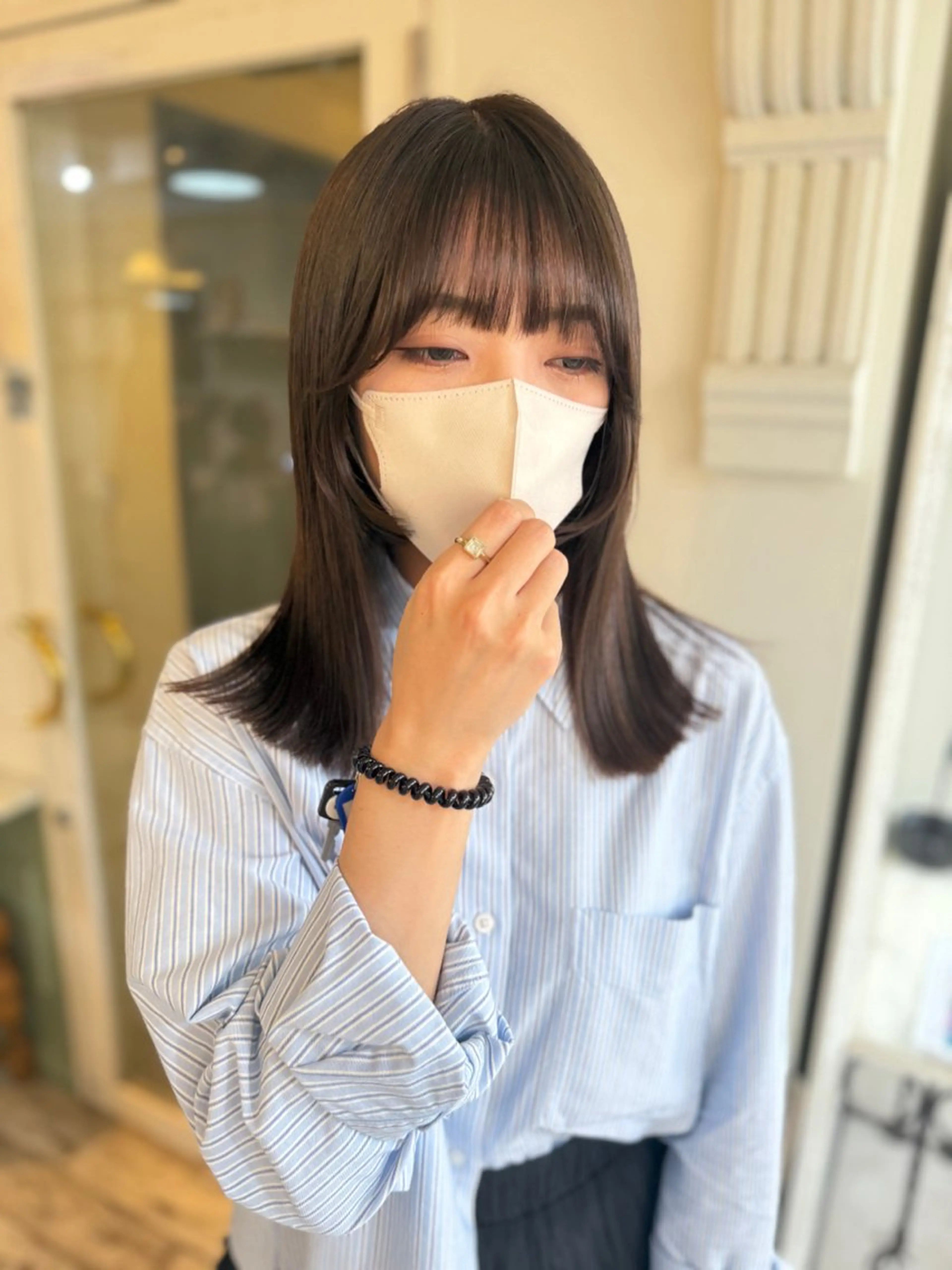 ミディアム カラー 【azure横浜】 🧸misaki🌸のヘアスタイル