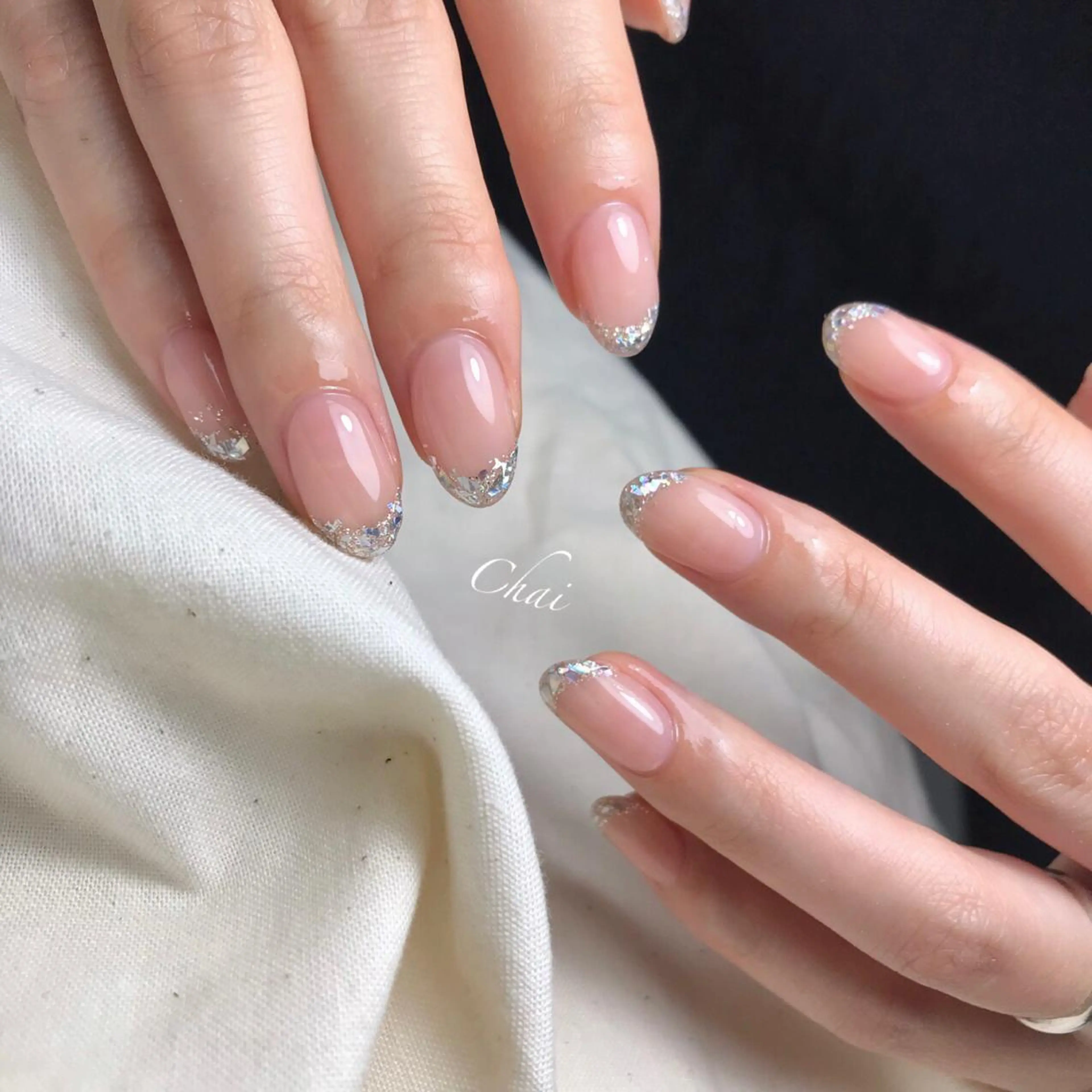 ネイル ホログラムネイル ハンドネイル 💅chainail _aiのネイルデザイン