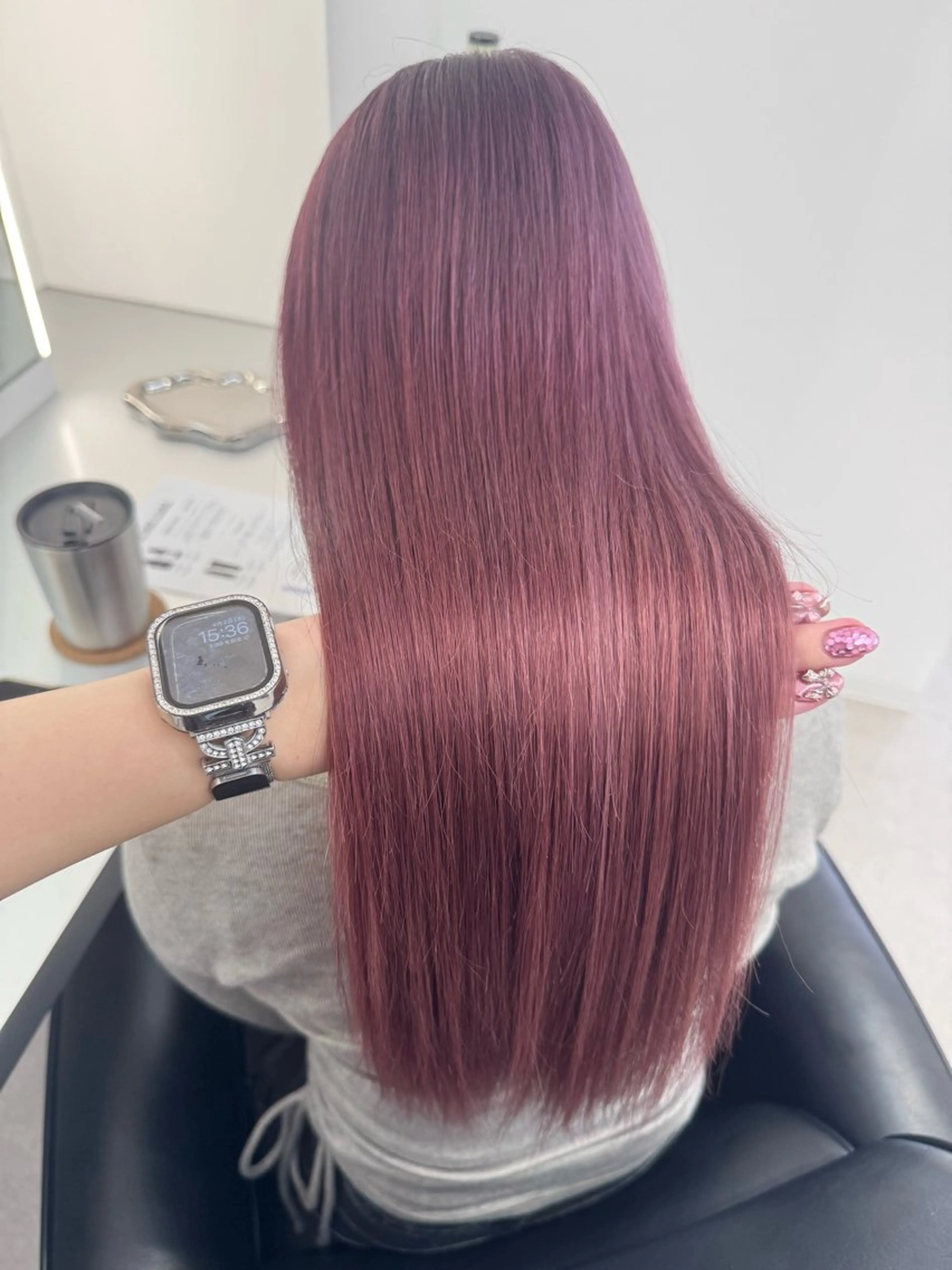 ロング カラー ヘアカラー トリートメント ブリーチ/艶カラー 💎koharu💎のヘアスタイル