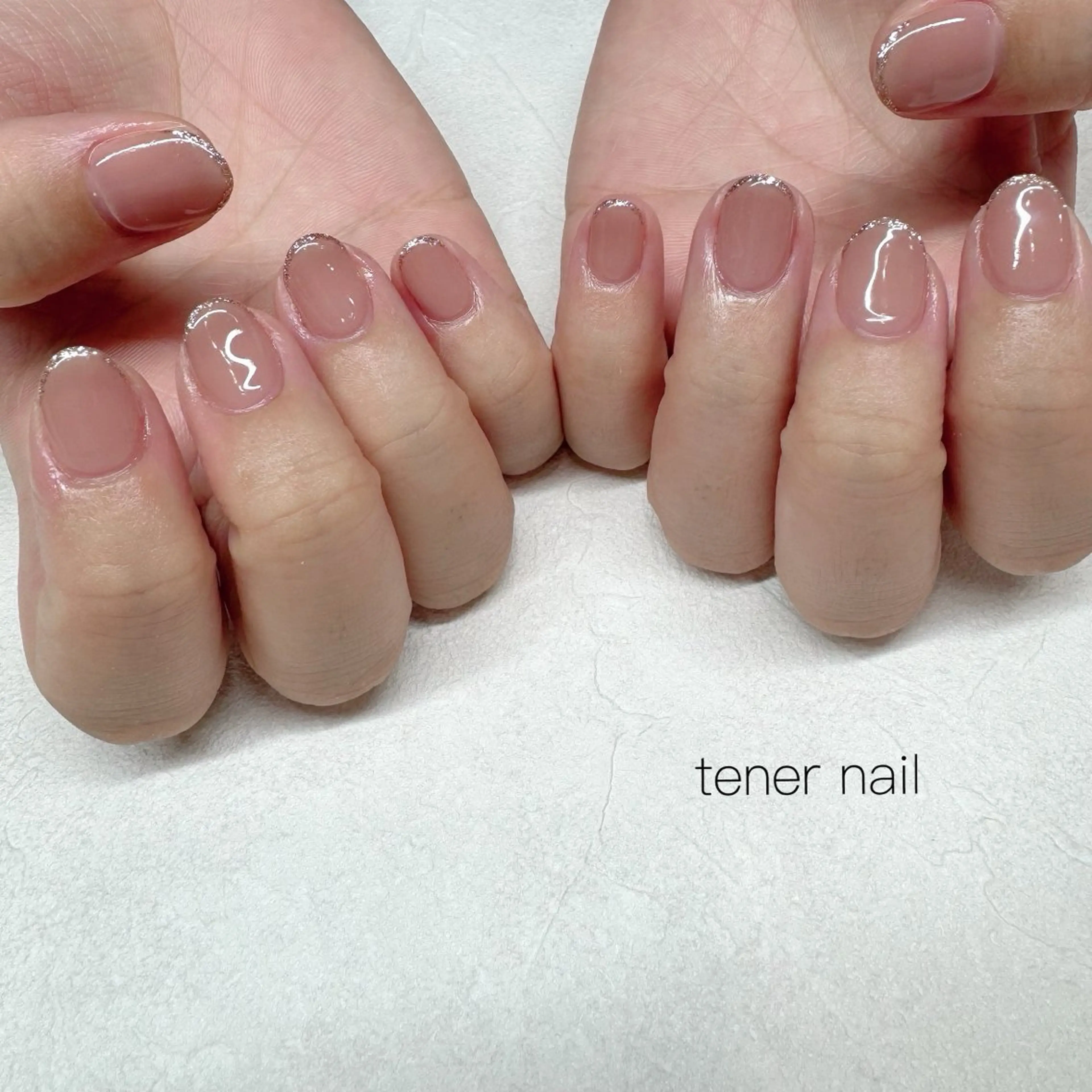 ネイル フレンチネイル ハンドネイル テネルネイル tener nailのネイルデザイン
