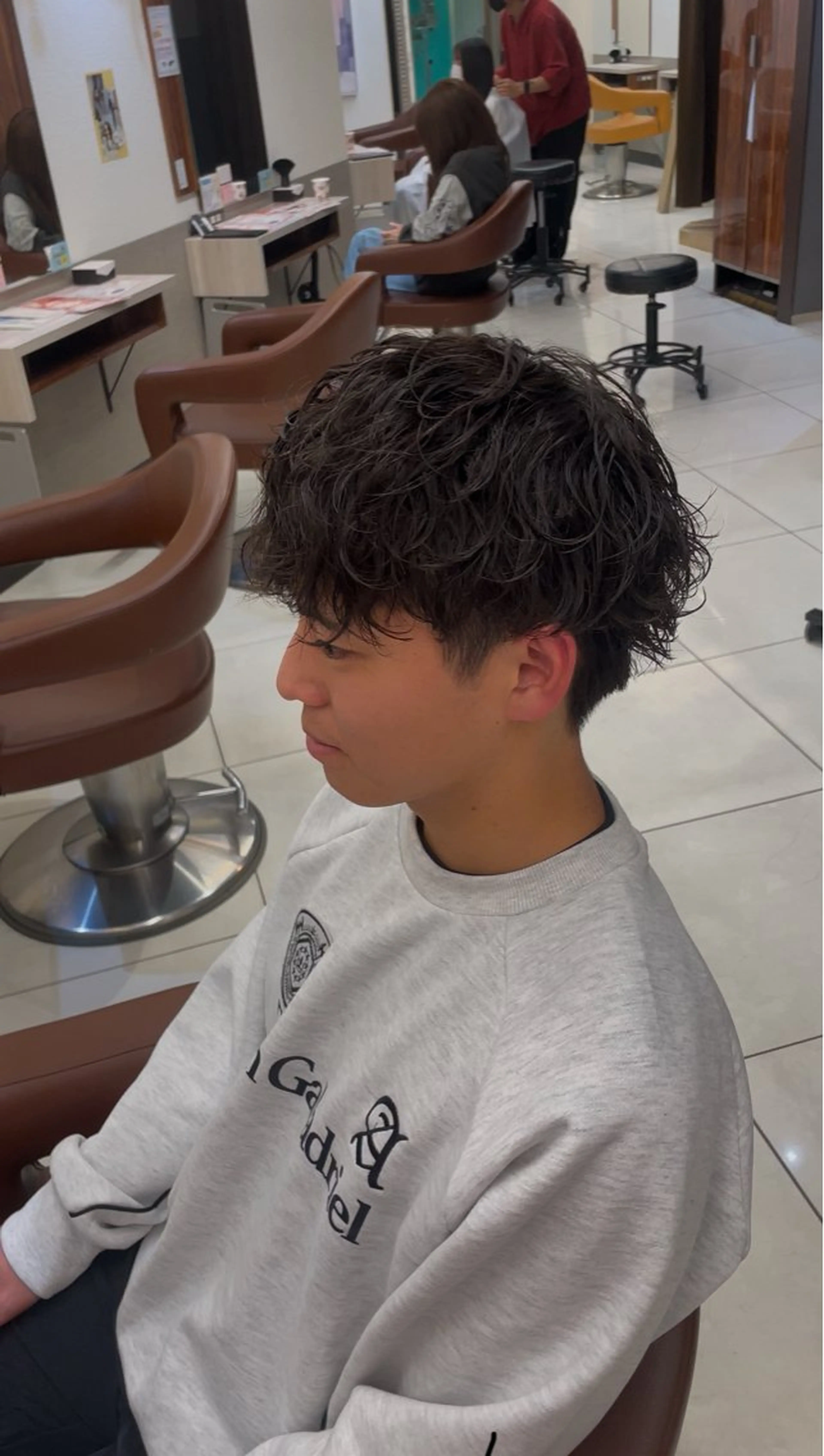 カット＋シャドウパーマ¥5,980の写真