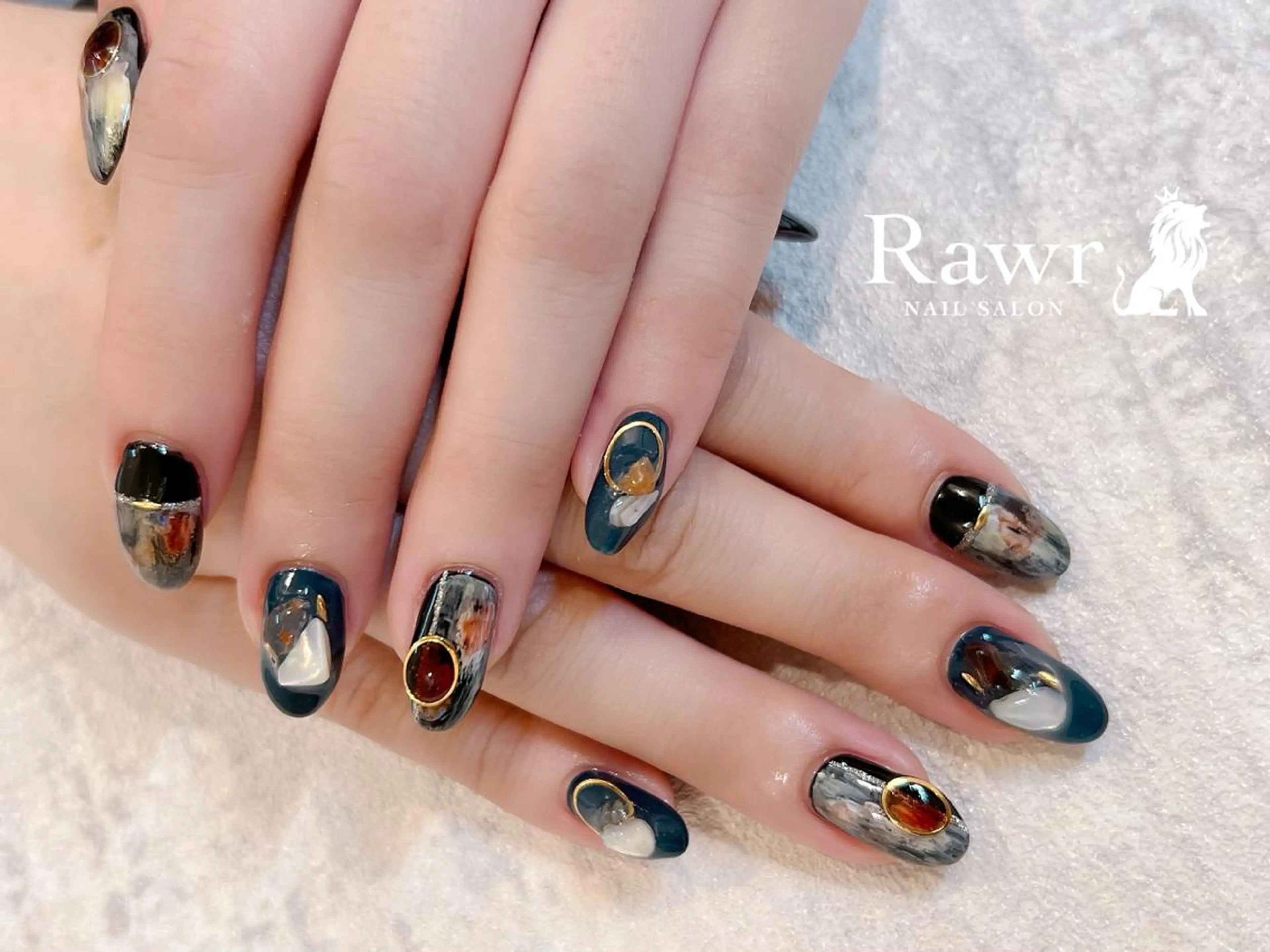 ネイル ハンドネイル Rawr / saoriのネイルデザイン