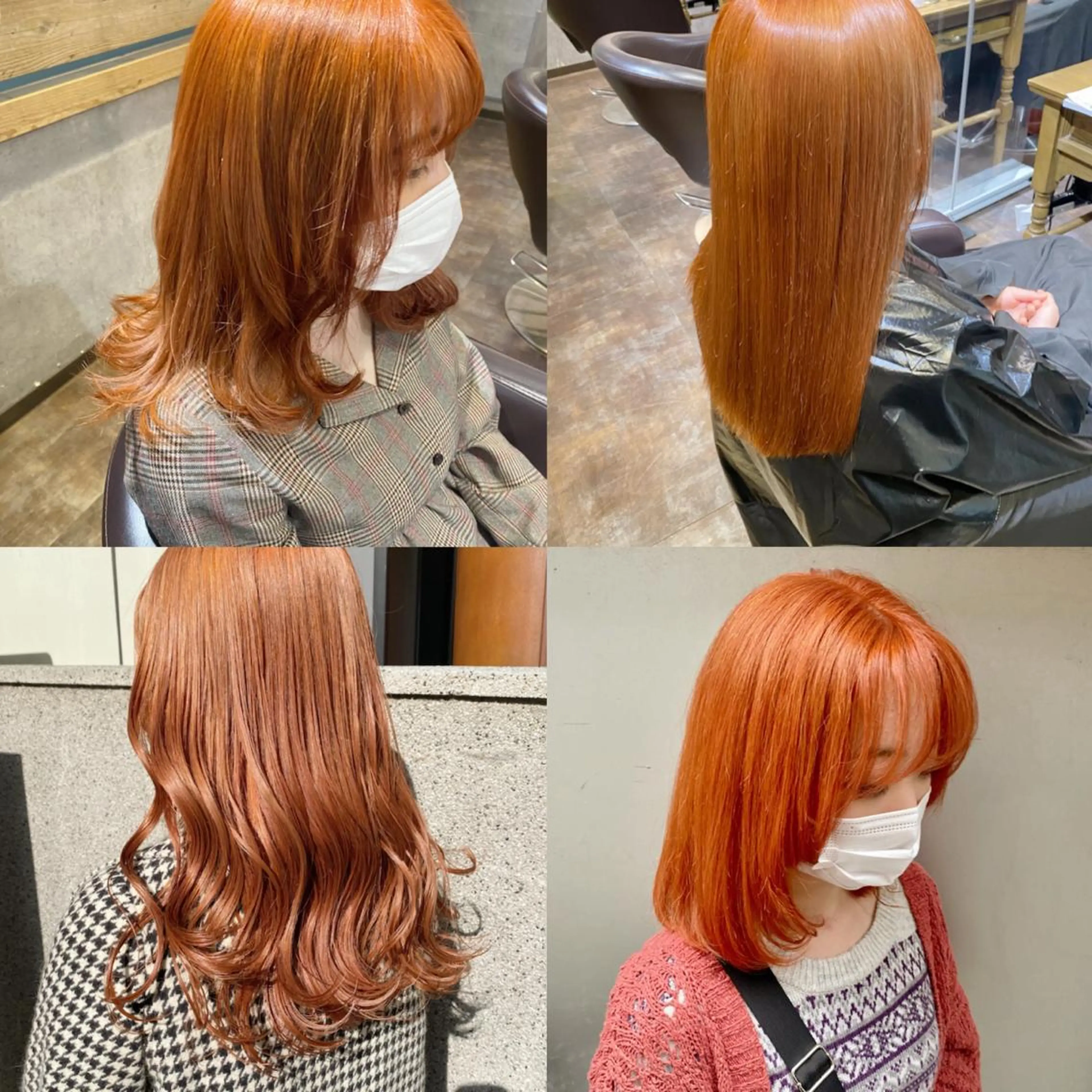 ミディアム カラー 𝑺𝒂𝒌𝒊 🩶マンツーマン施術のヘアスタイル