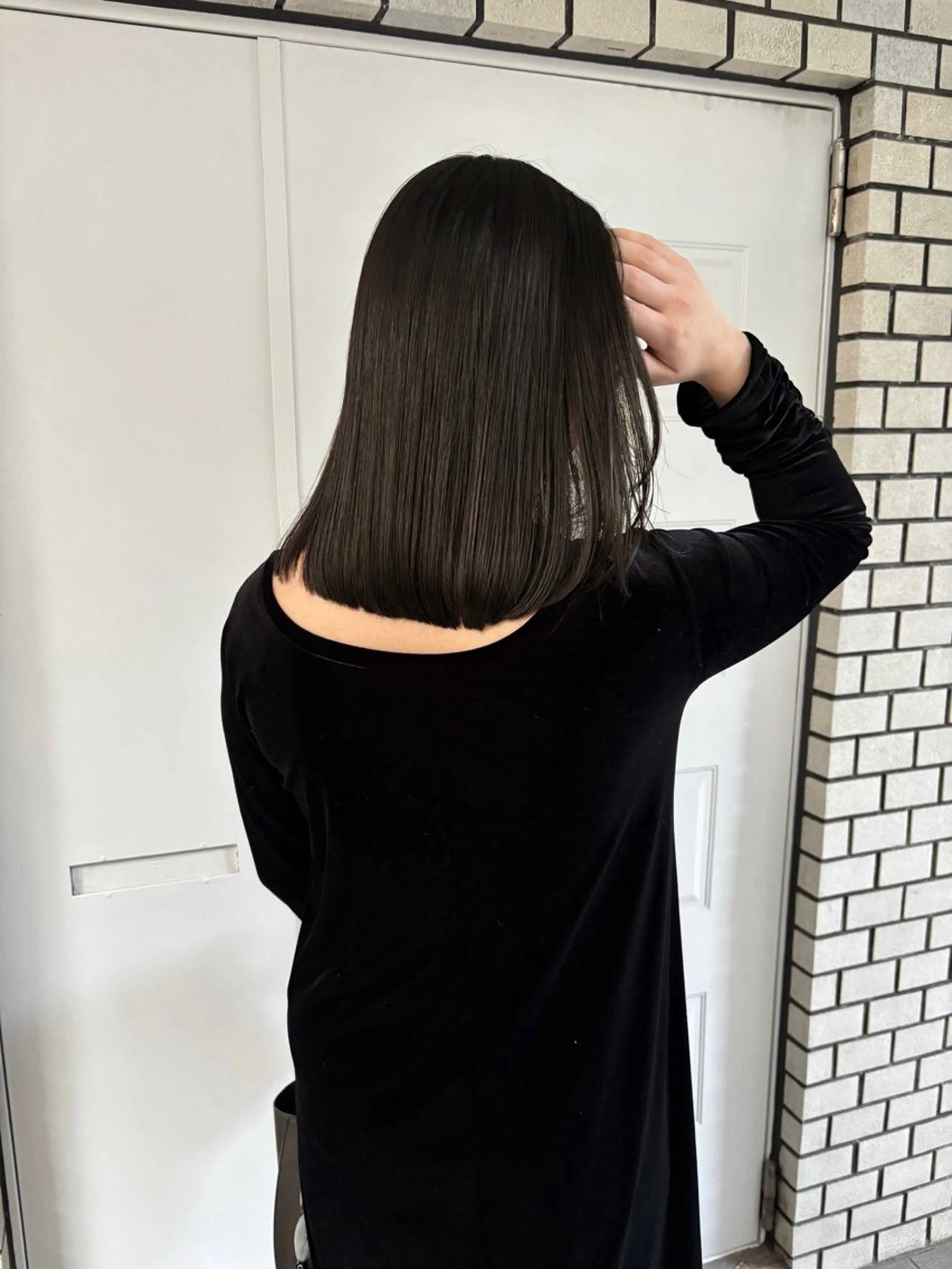 ミディアム カラー カット ヘアカラー トリートメント ボブ&顔まわりレ イヤー♡TOMOE♡のヘアスタイル