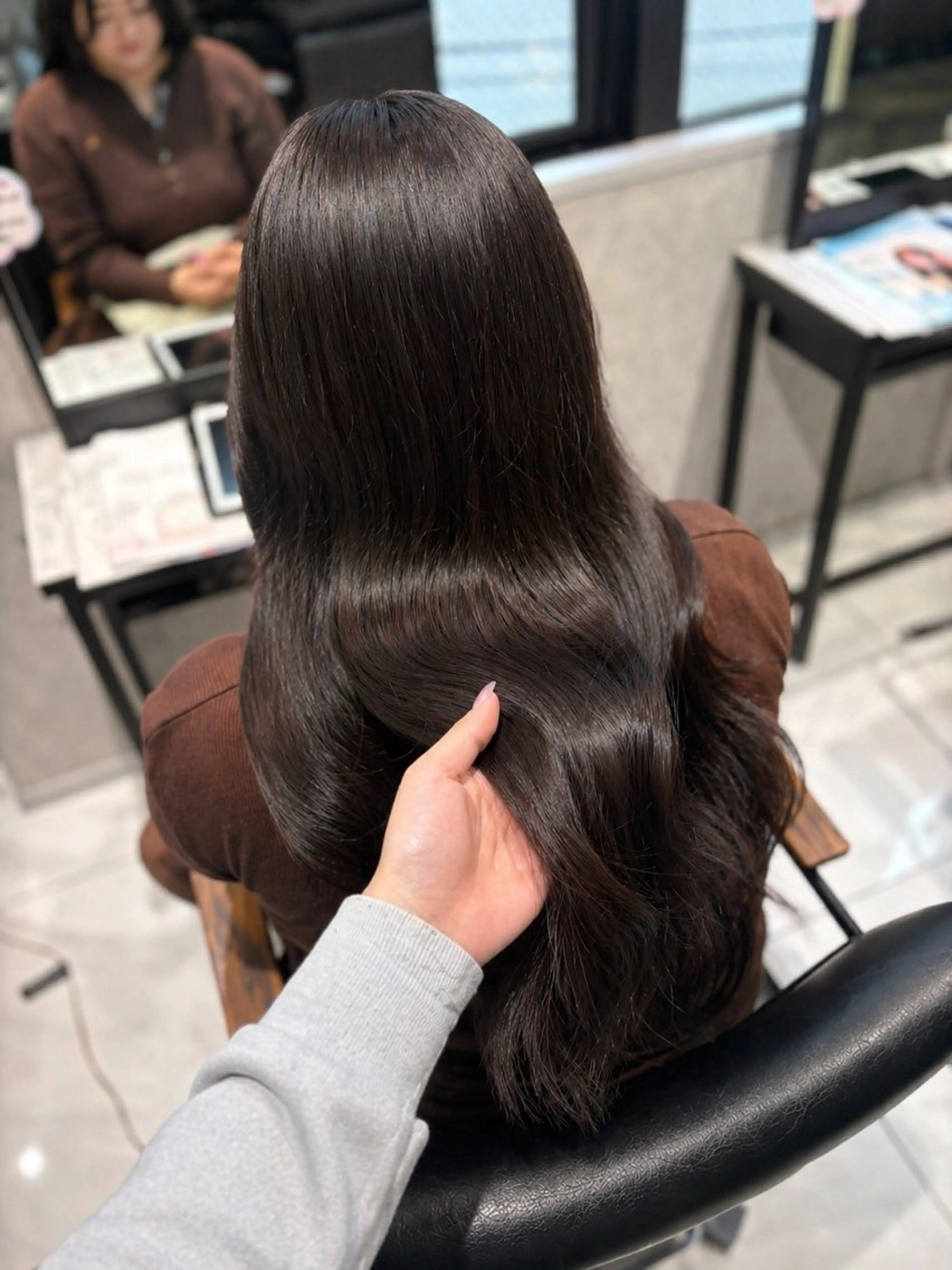 ロング カット ヘアカラー ﾊﾙｶ🌷ﾅﾁｭﾗﾙ 盛れ/ﾚｲﾔｰｶｯﾄのヘアスタイル