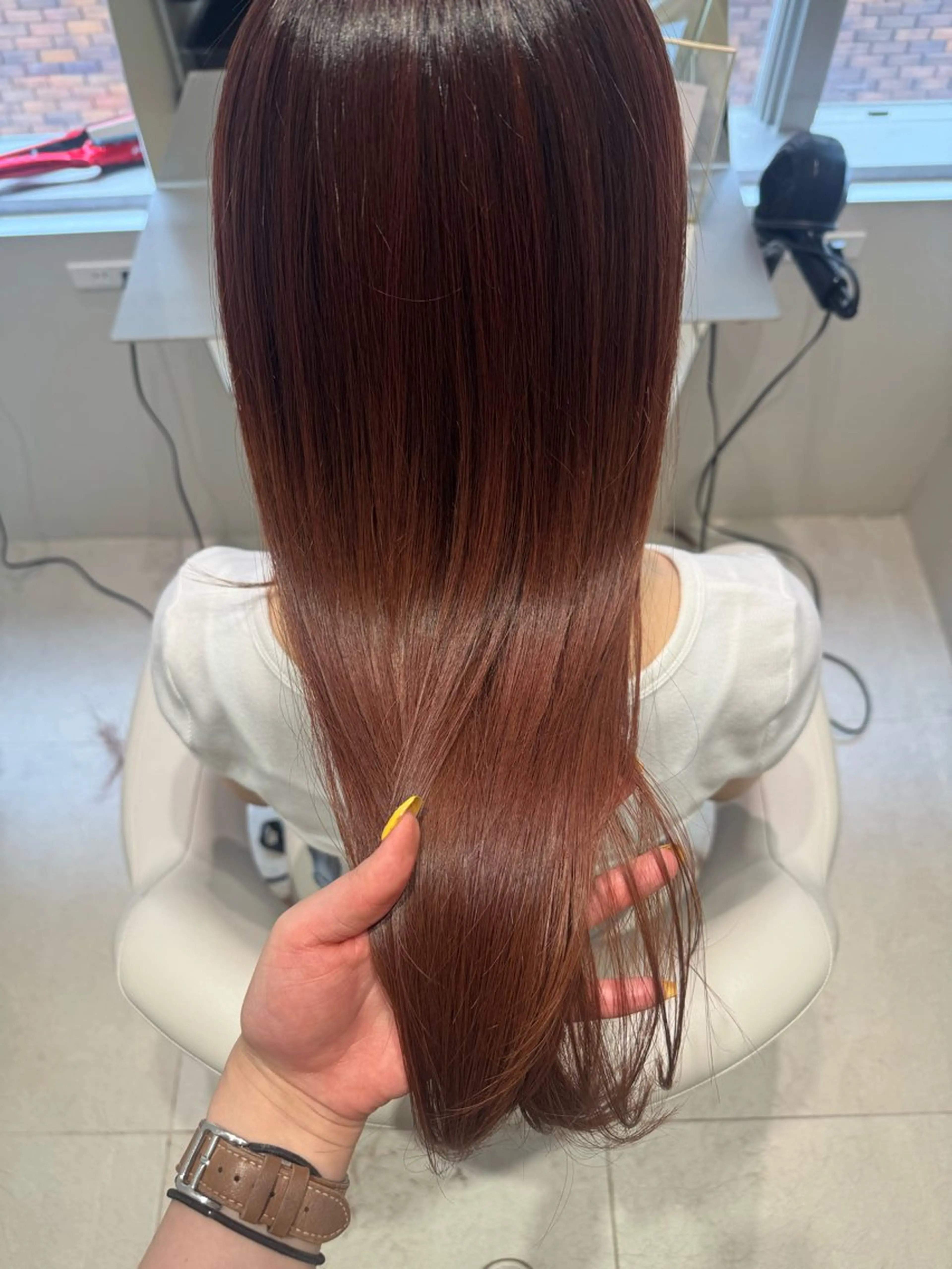 カラー ブリーチ funa/京都河原町 /艶髪/暖色のヘアスタイル