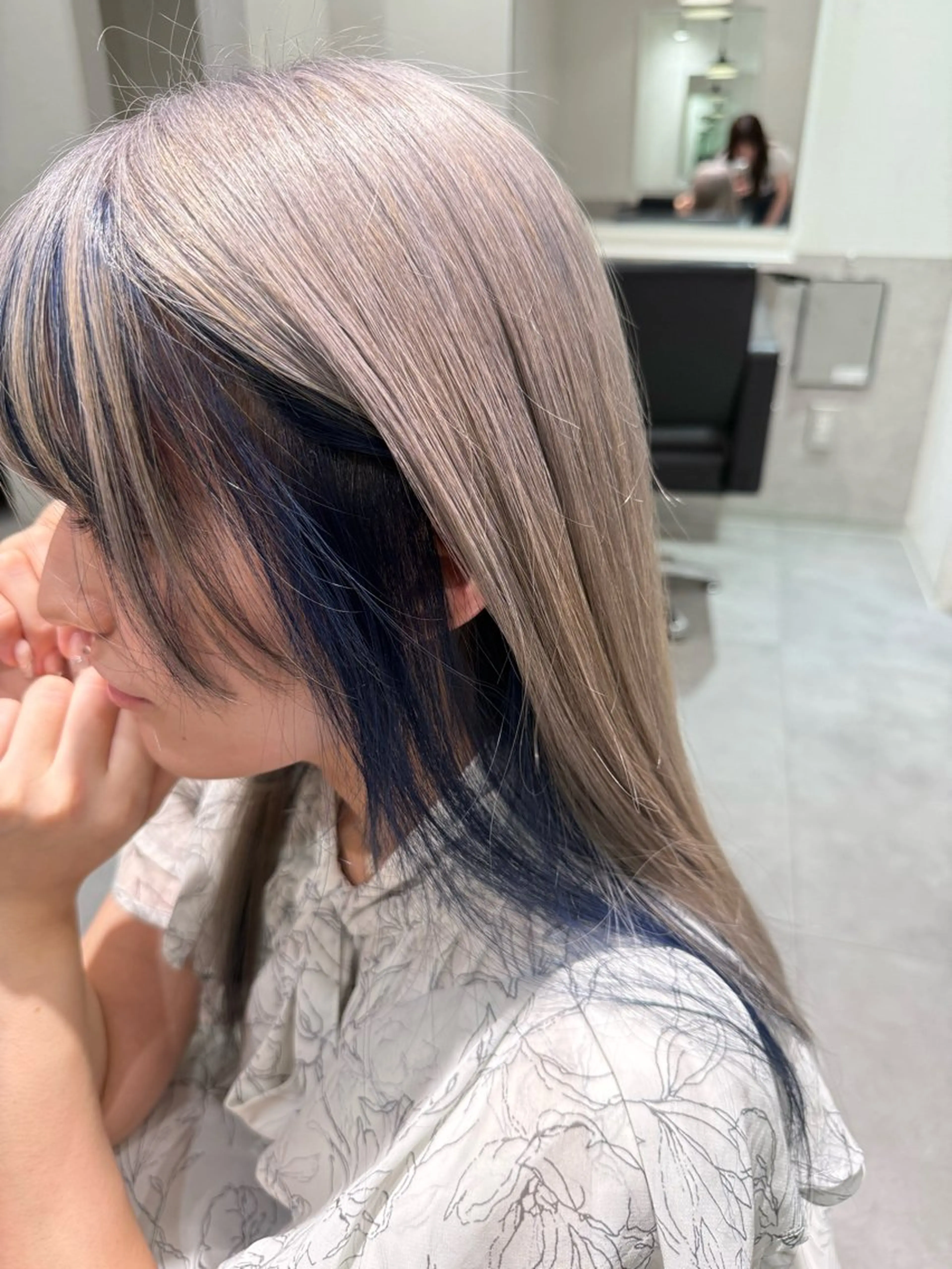 カラー ヘアカラー ciera. アオイ 🦢✯のヘアスタイル