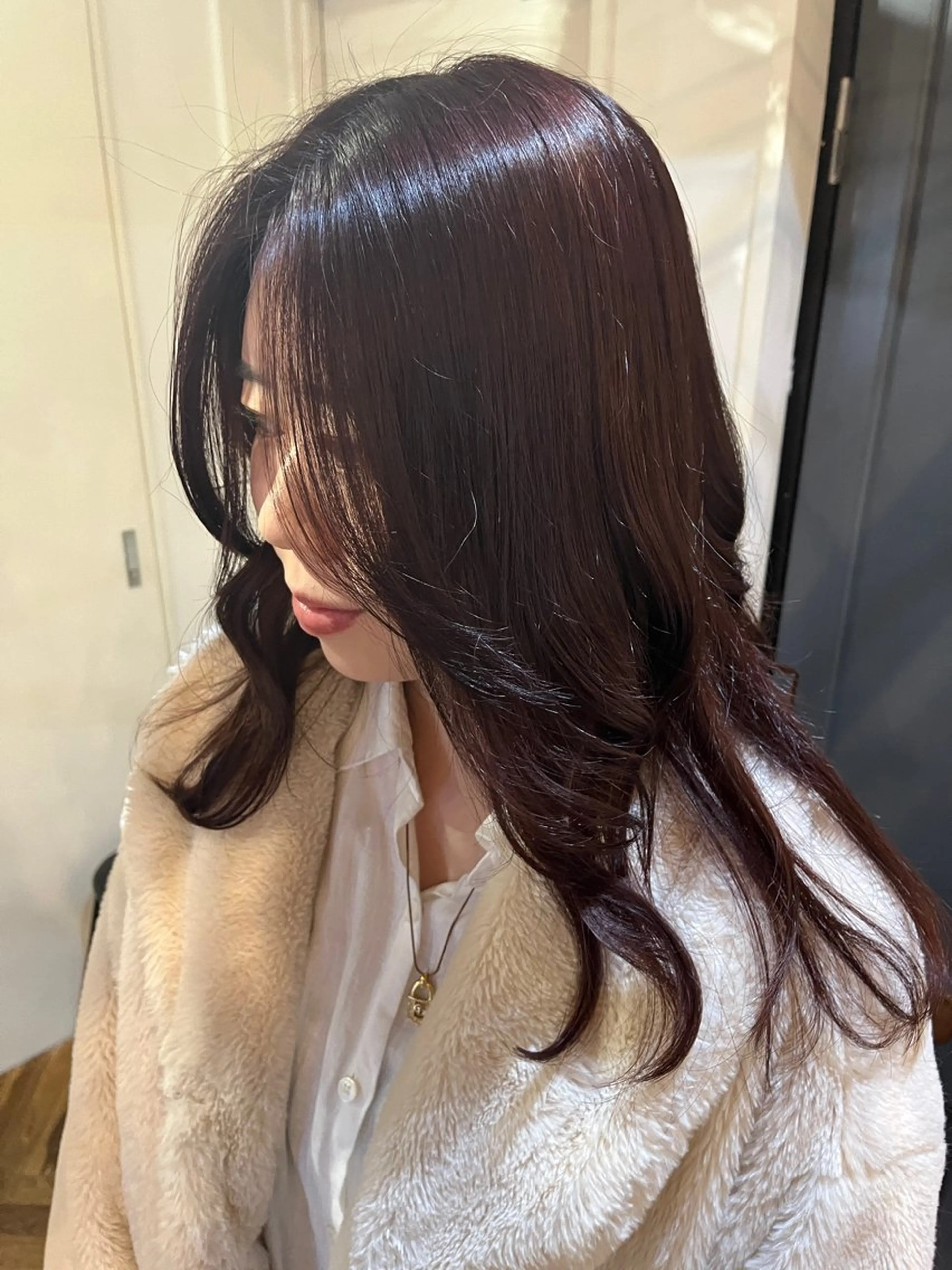 セミロング カラー HOMIE TOKYO所属・sora / 渋谷 / ハイトーンのヘアスタイル